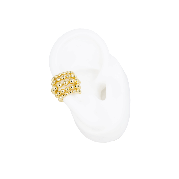 EARCUFF BALIN MEDIANO BAÑO EN RODIO