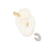 EARCUFF CARACOL BAÑO EN RODIO