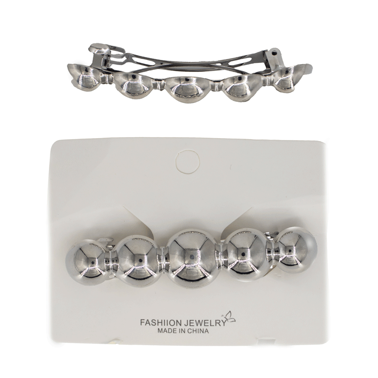 HAIR CLIPS CIRCULOS DEGRADE BAÑO EN RODIO