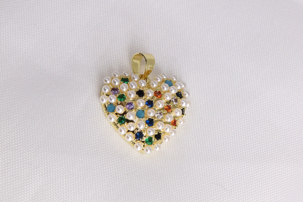 DIJE EN RODIO CORAZONES RD-893