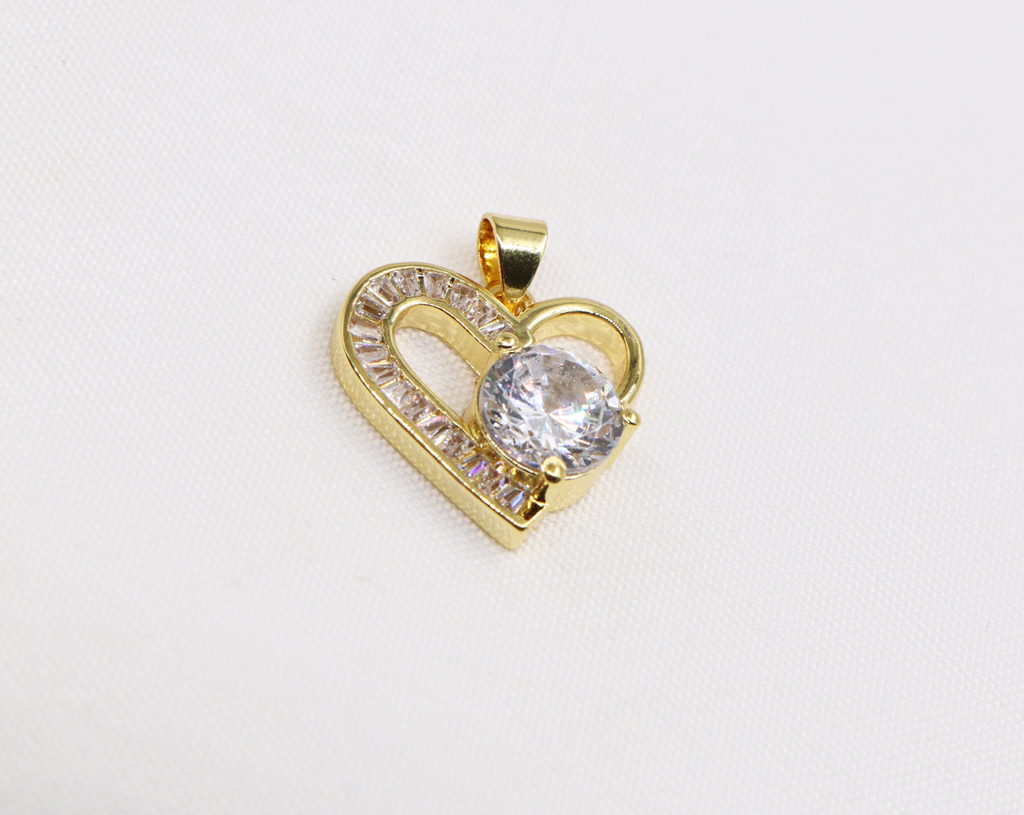 DIJES CORAZONES BAÑO EN RODIO