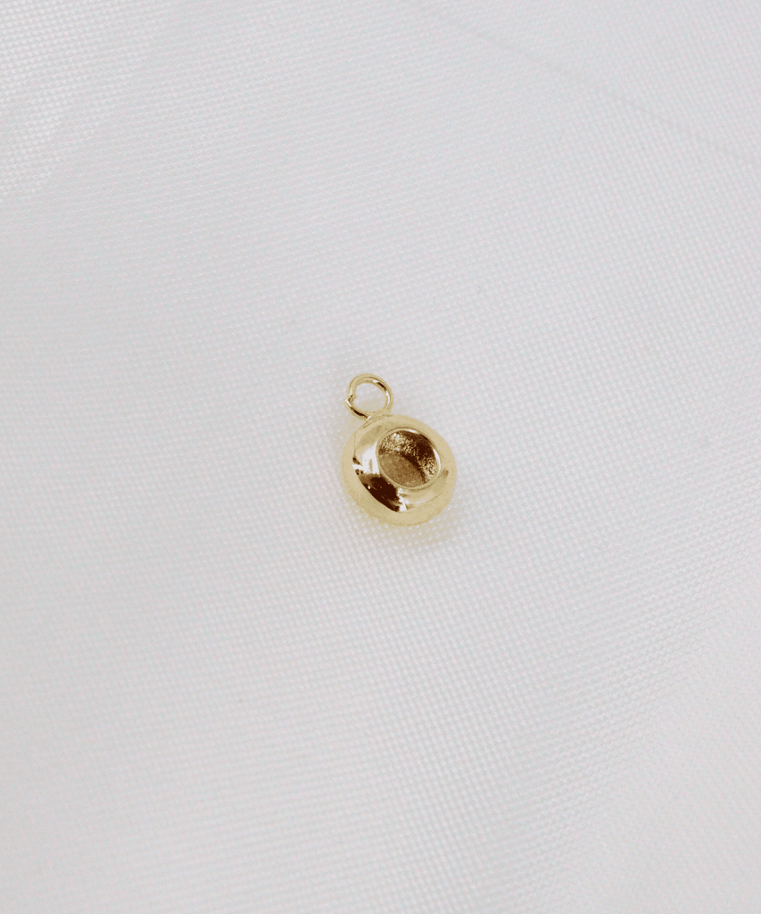 CHARM PANDORA EN RODIO PORTADIJE SOLO PARA PULSERA DE ATORNILLAR