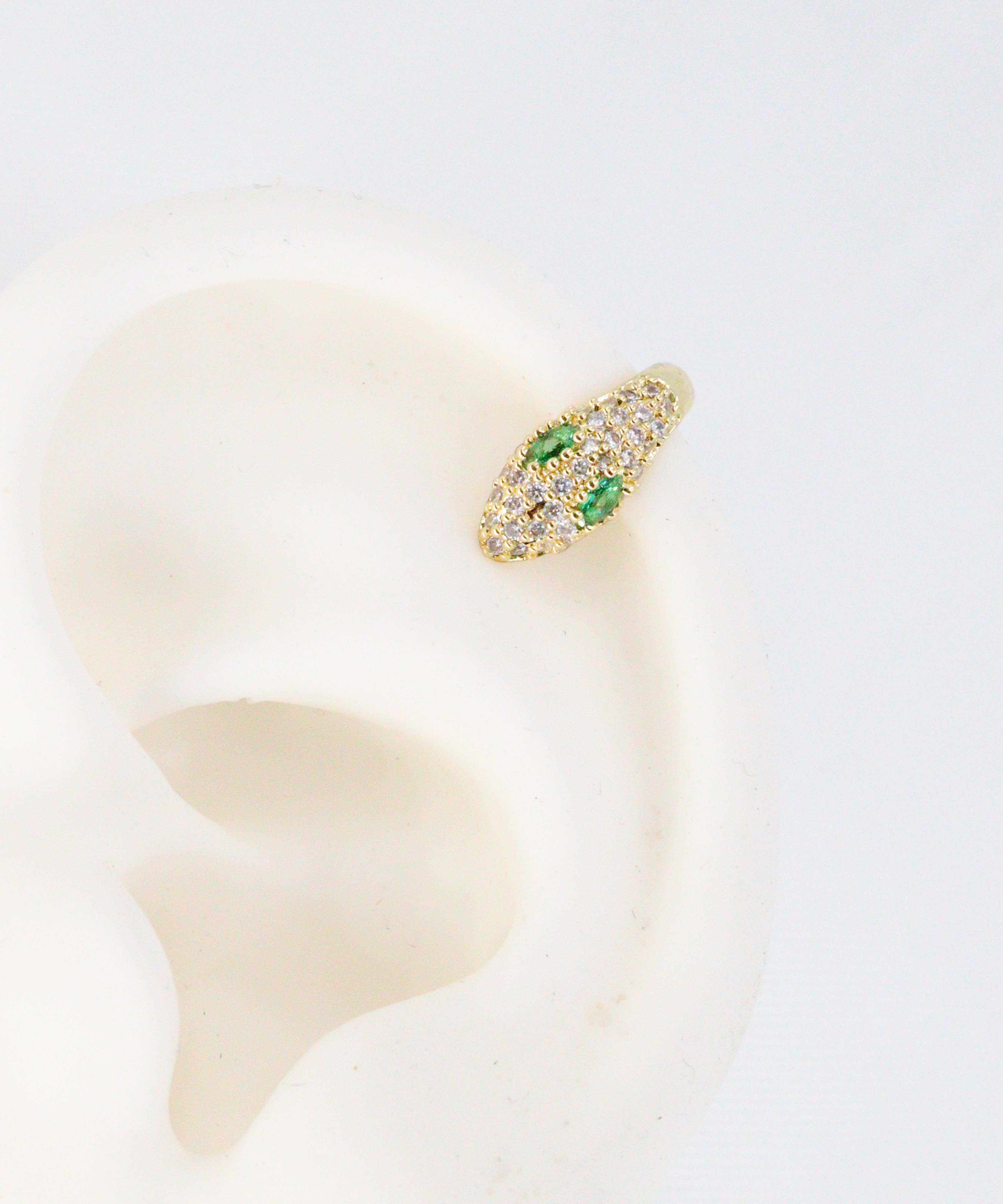 EARCUFF EN RODIO SERPIENTE