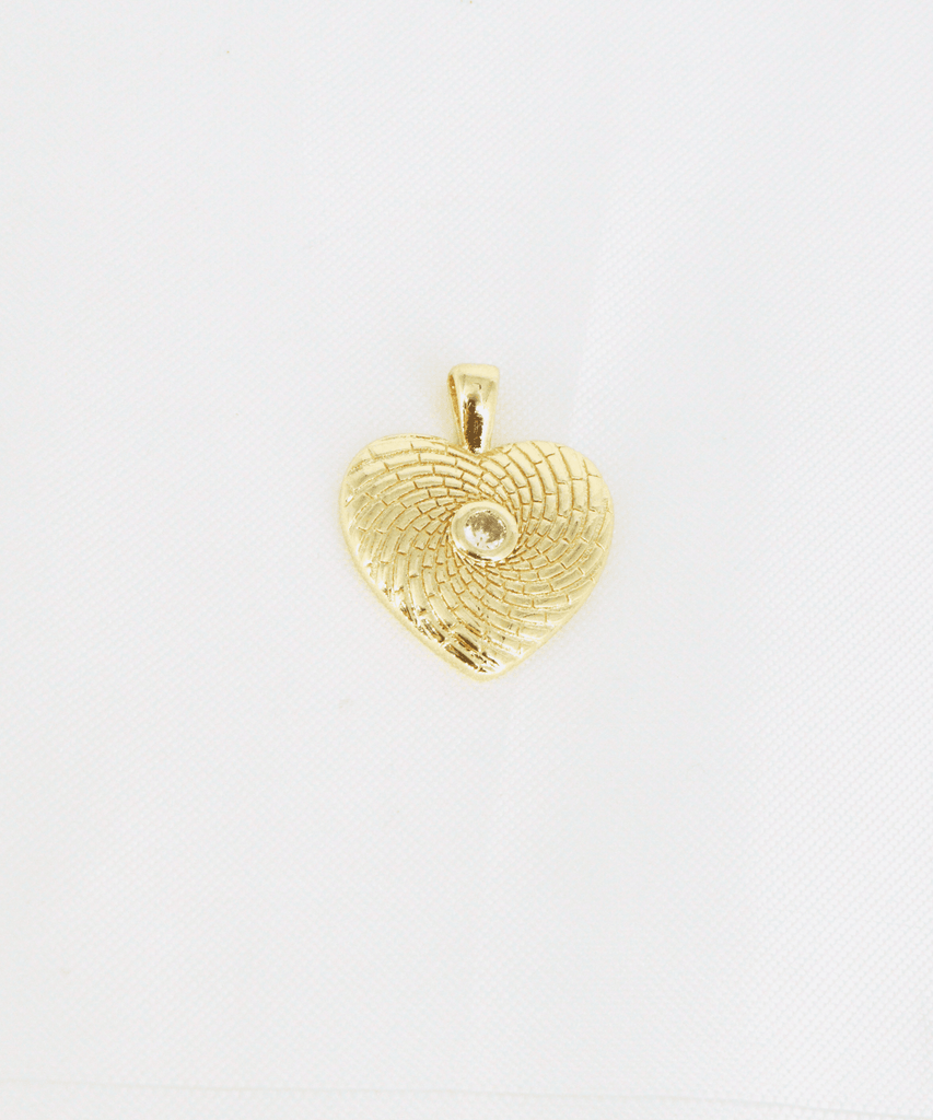 DIJE CORAZON ESPIRAL EN RODIO