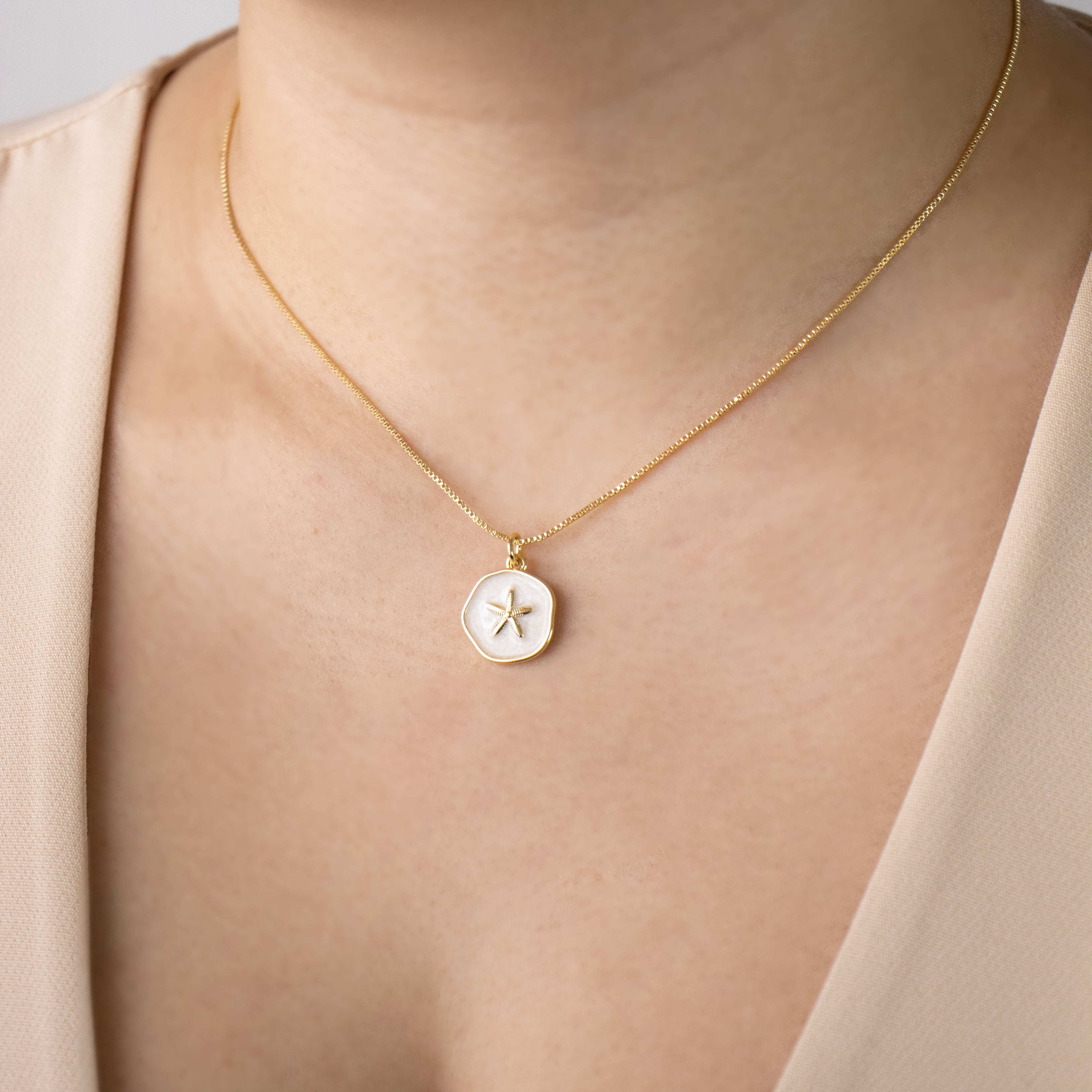 DIJE ESTRELLA DE MAR BAÑO EN RODIO