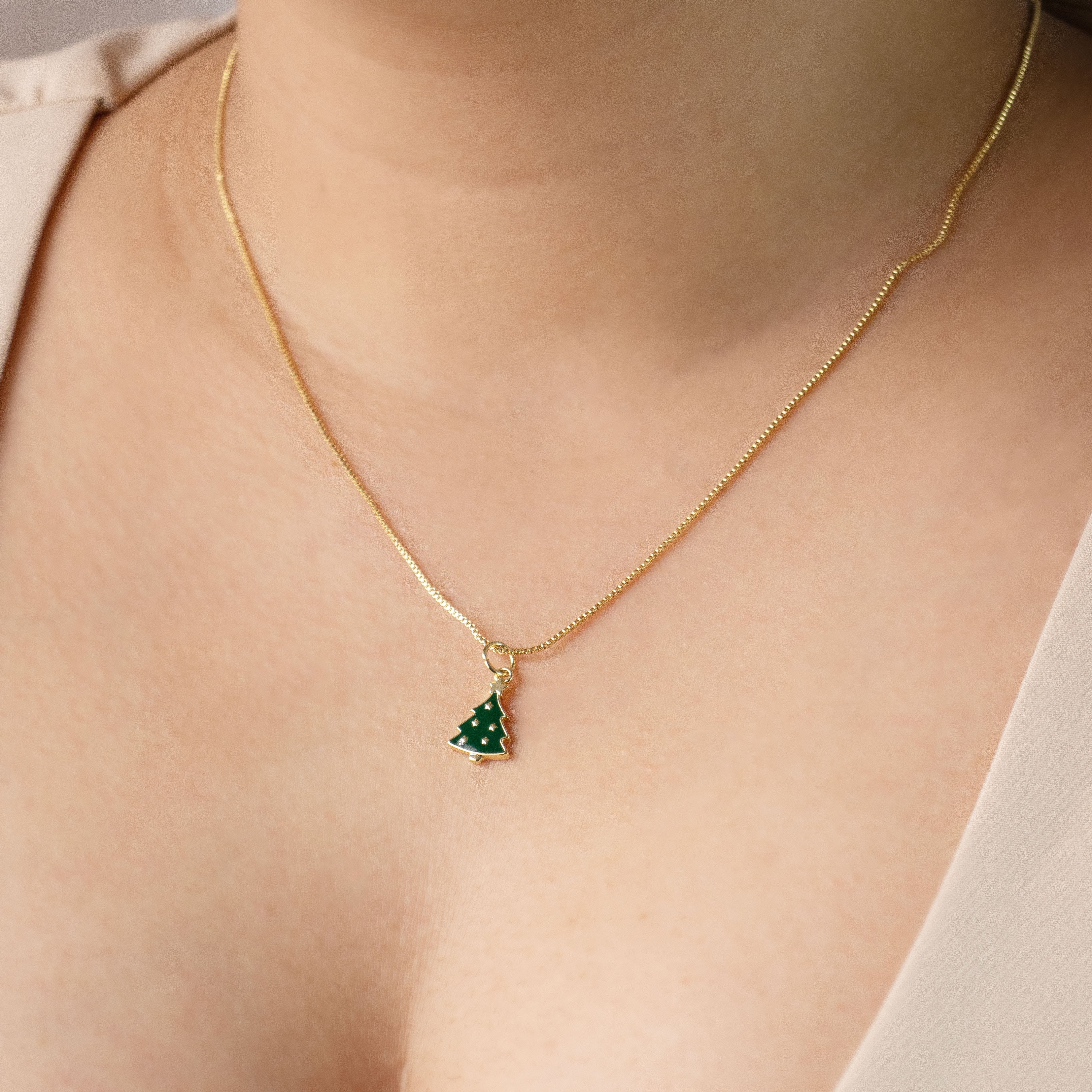 DIJE ARBOL ESTRELLA BAÑO EN RODIO