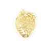 PIN CORAZÓN DORADO BAÑO EN RODIO