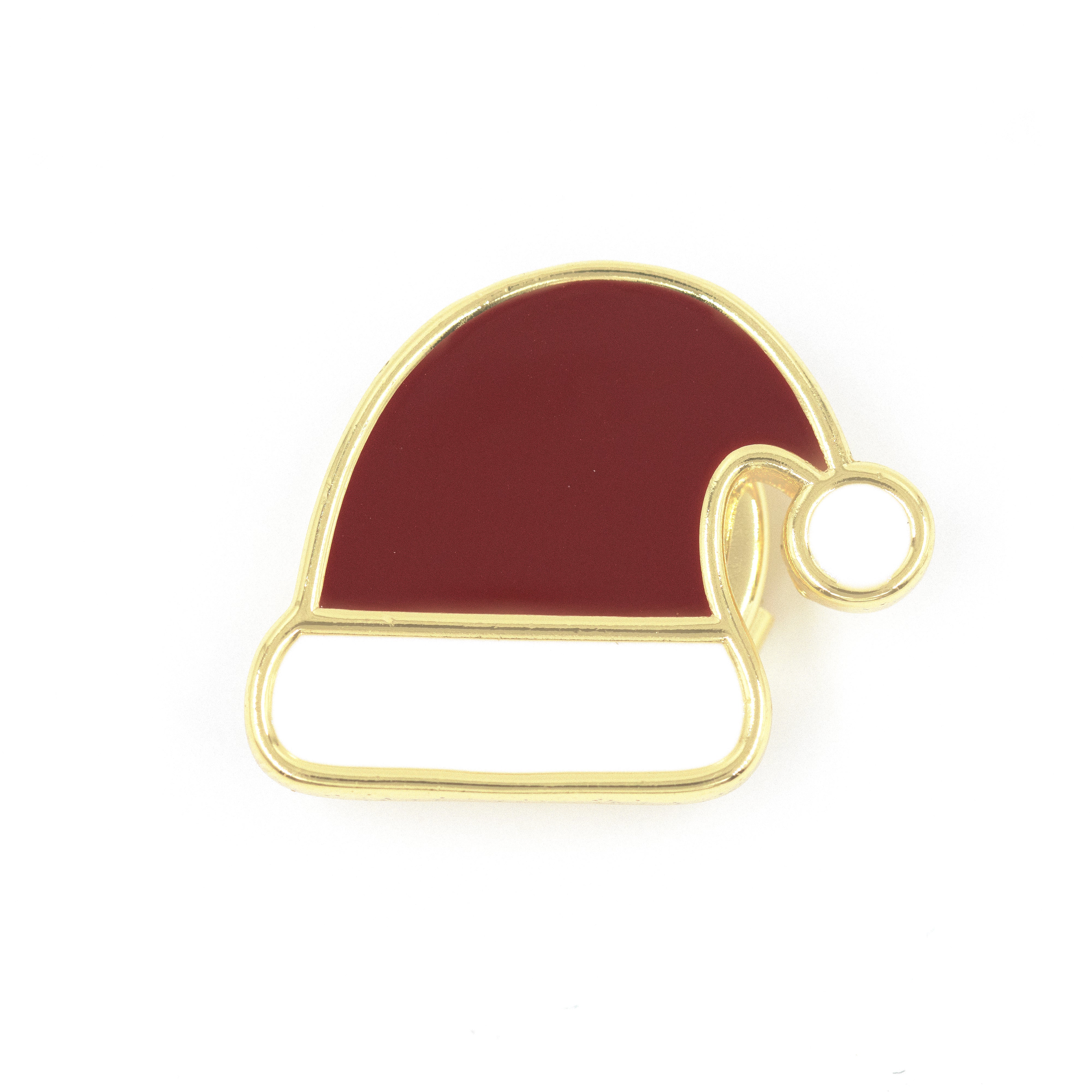 PIN GORRO DE NAVIDAD BAÑO EN RODIO