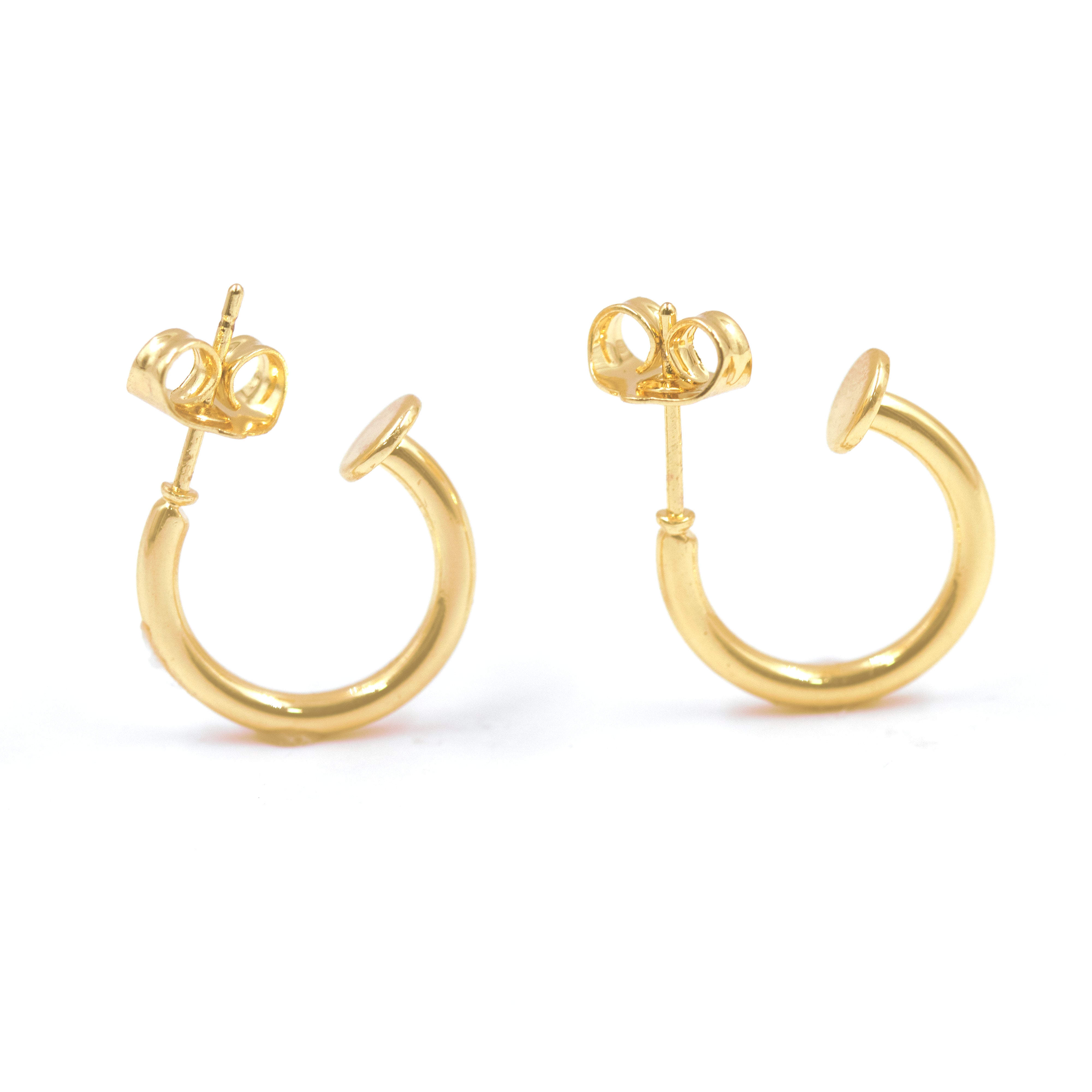 TOPO SEMI TUBO DELGADA BAÑO EN RODIO