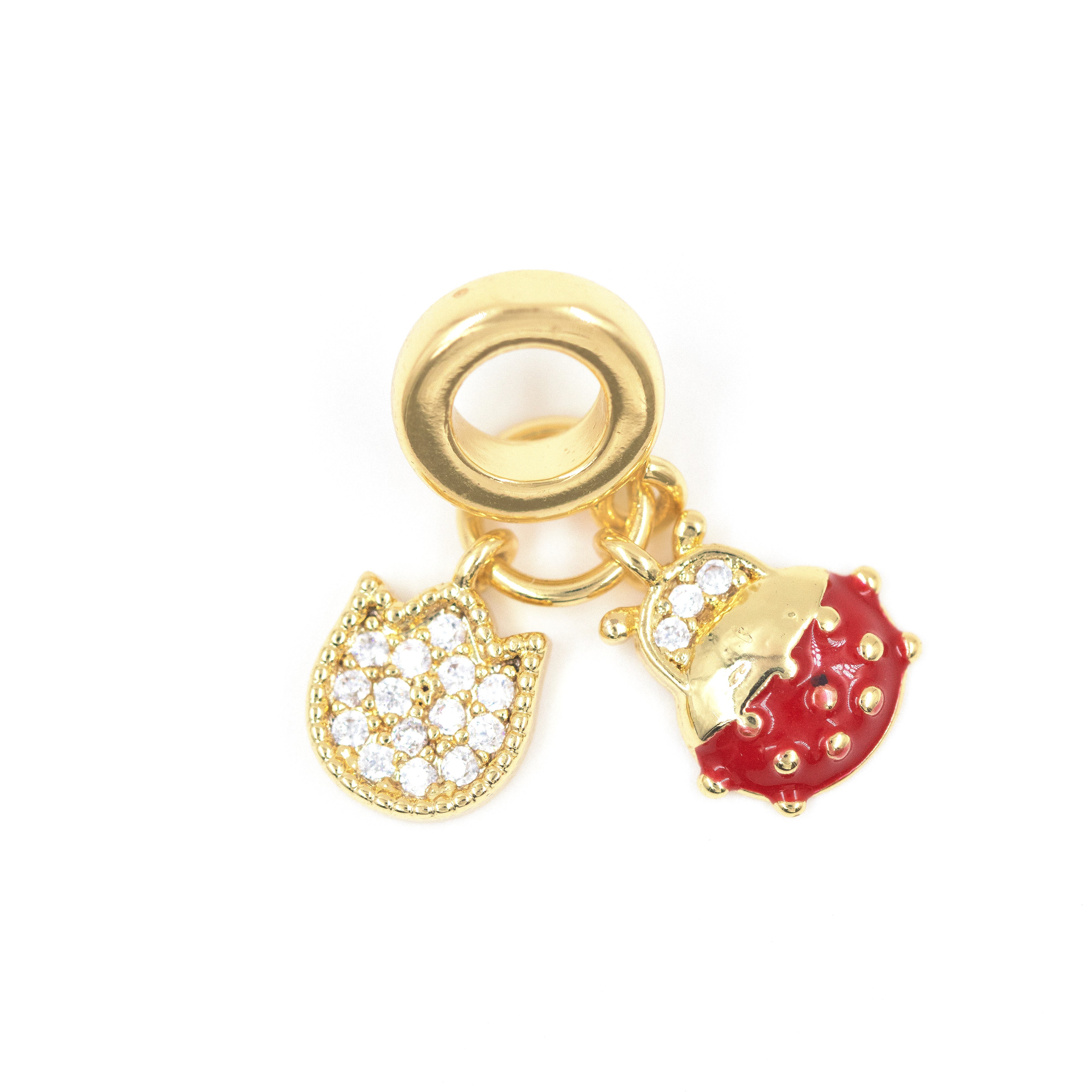 DIJE CHARM CATARINITA BAÑO EN RODIO