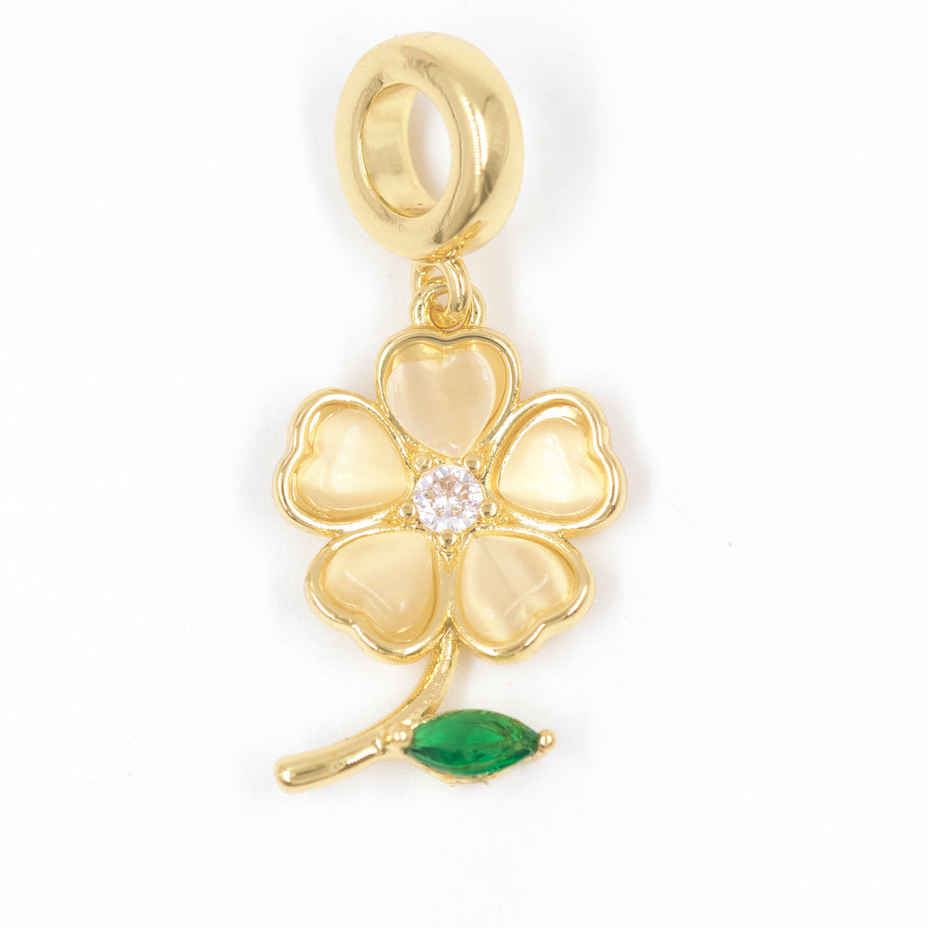 DIJE CHARM FLOR DULCINEA BAÑO EN RODIO