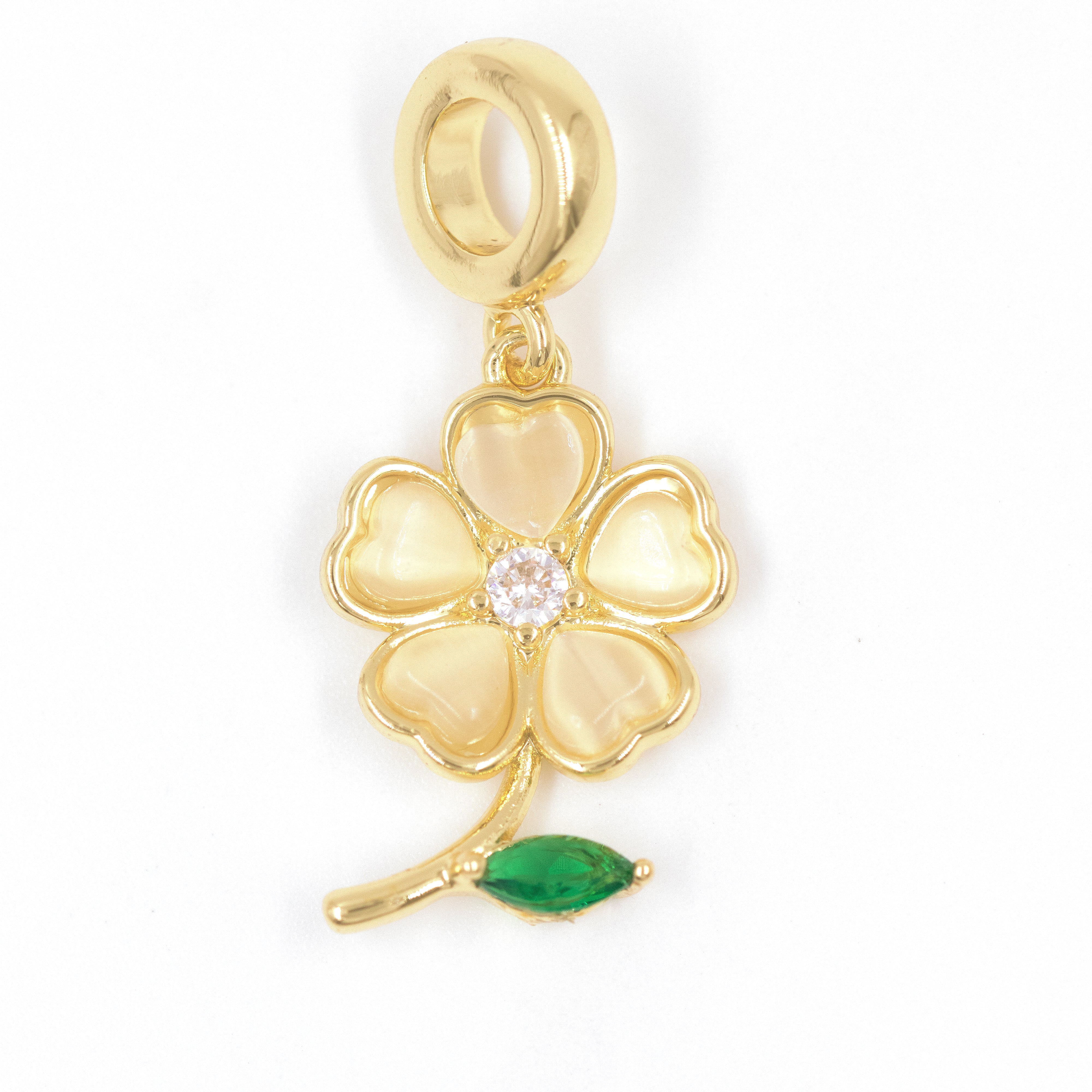 DIJE CHARM FLOR DULCINEA BAÑO EN RODIO