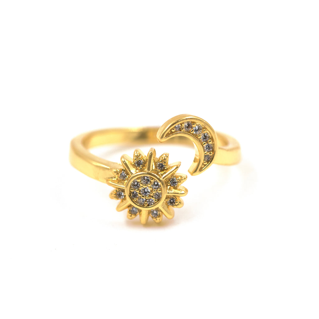 ANILLO ECLIPSE CIRCONADO BAÑO EN RODIO