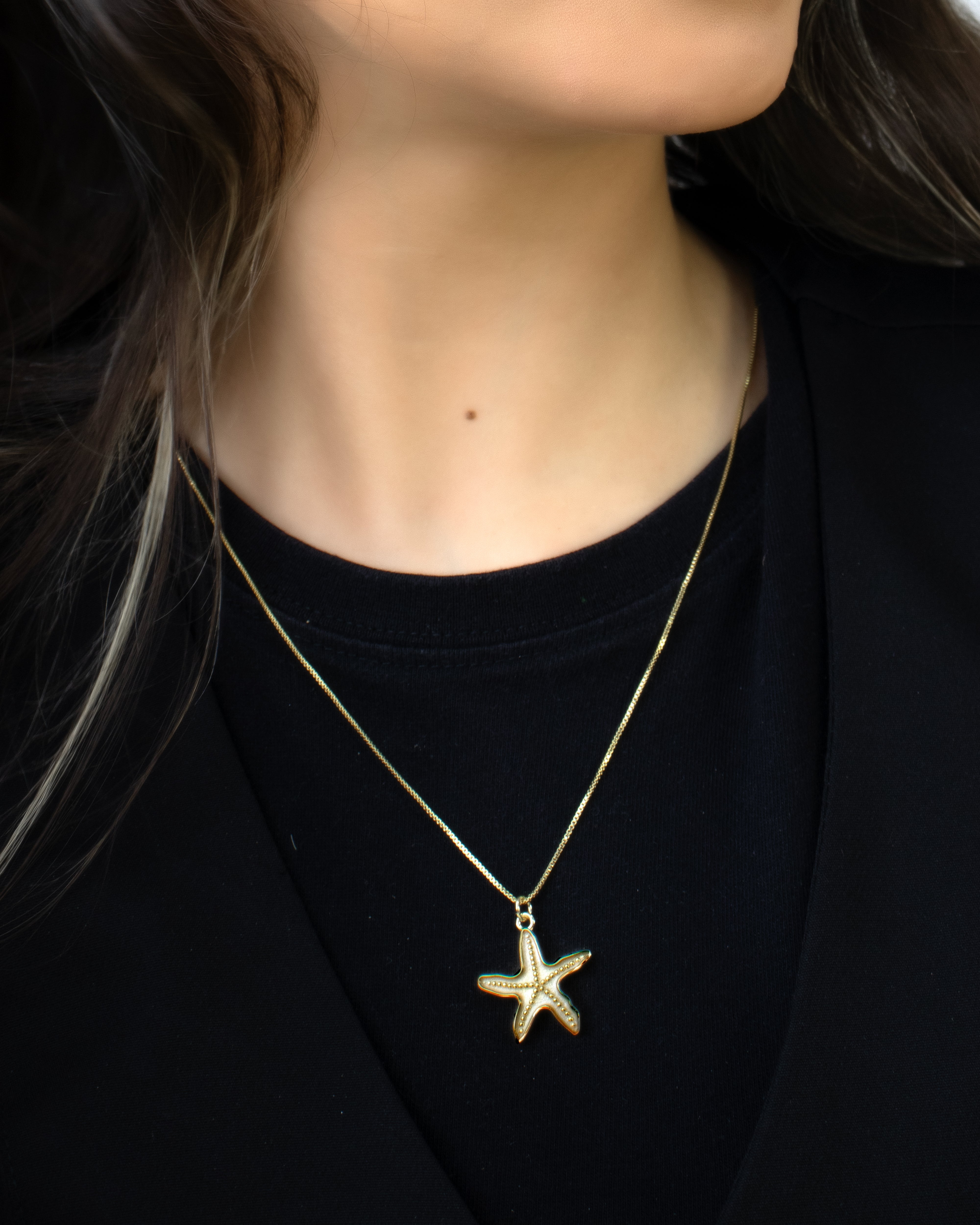 DIJE ESTRELLA CARIBE BAÑO EN RODIO