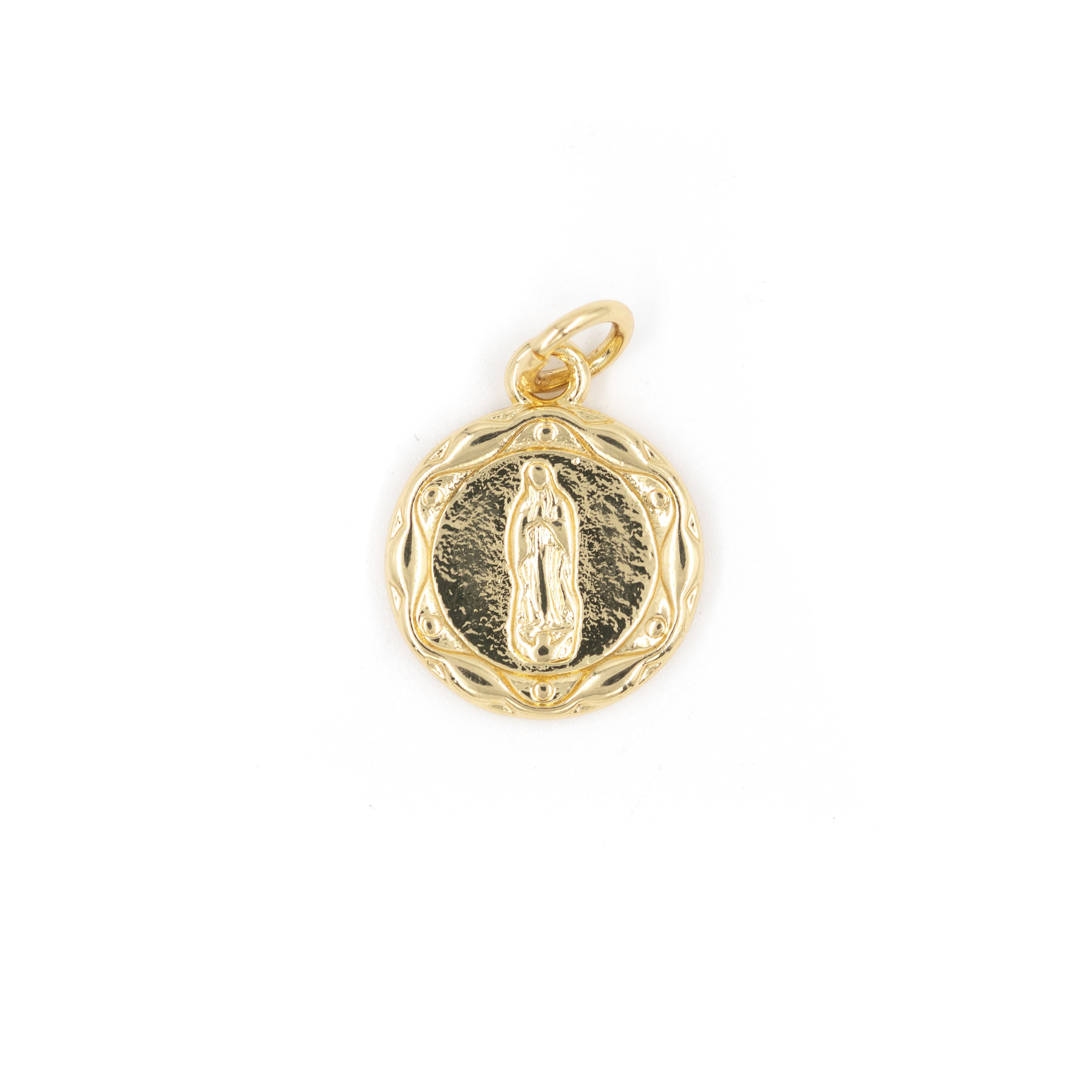 DIJE PROTECCIÓN DIVINA BAÑO EN RODIO