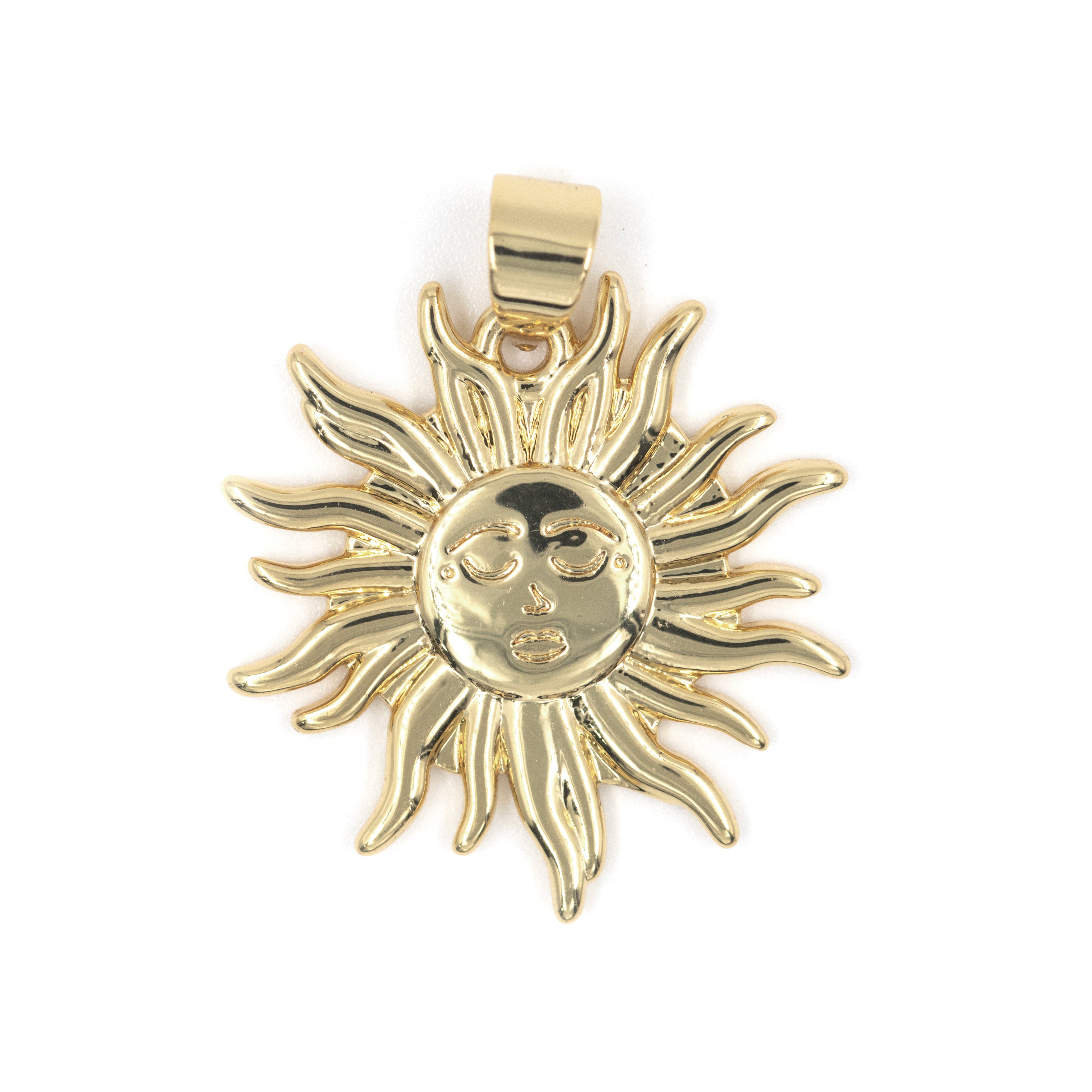 DIJE SOL ETERNO BAÑO EN RODIO