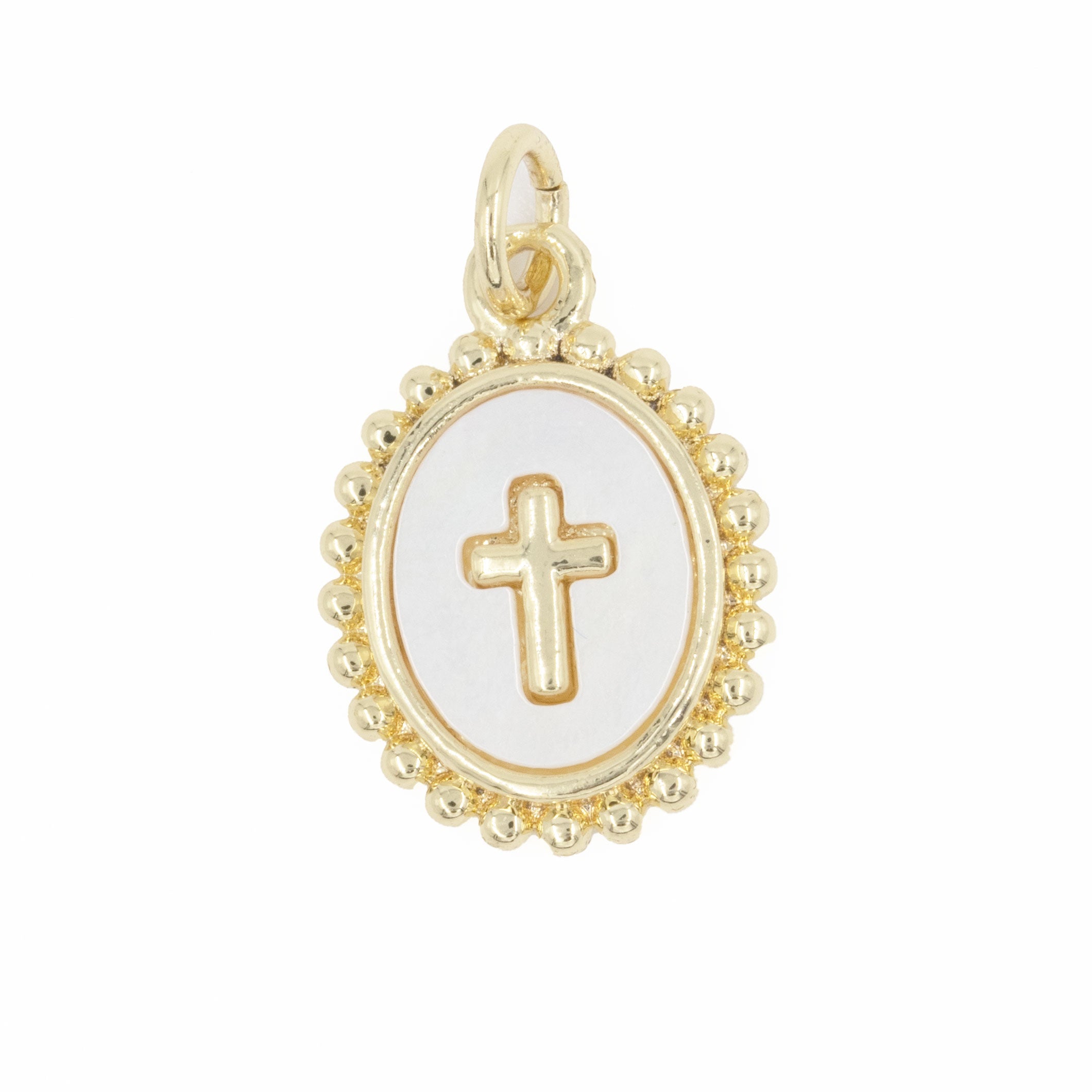 DIJE CRUZ NACAR BAÑO EN RODIO