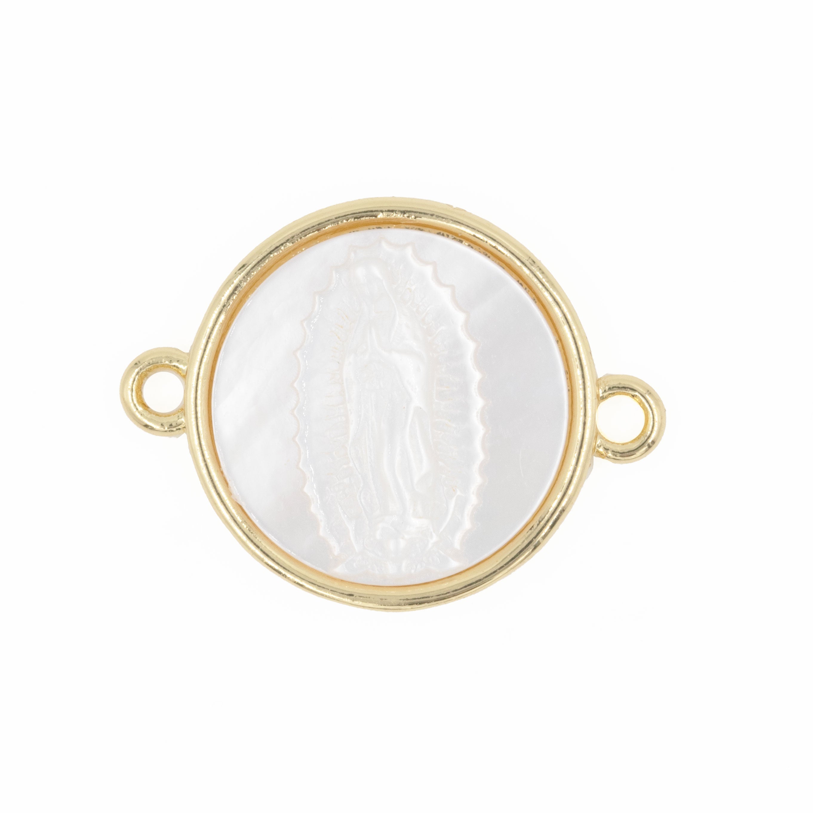 DIJE PULSERA GUADALUPE NACAR BAÑO EN RODIO