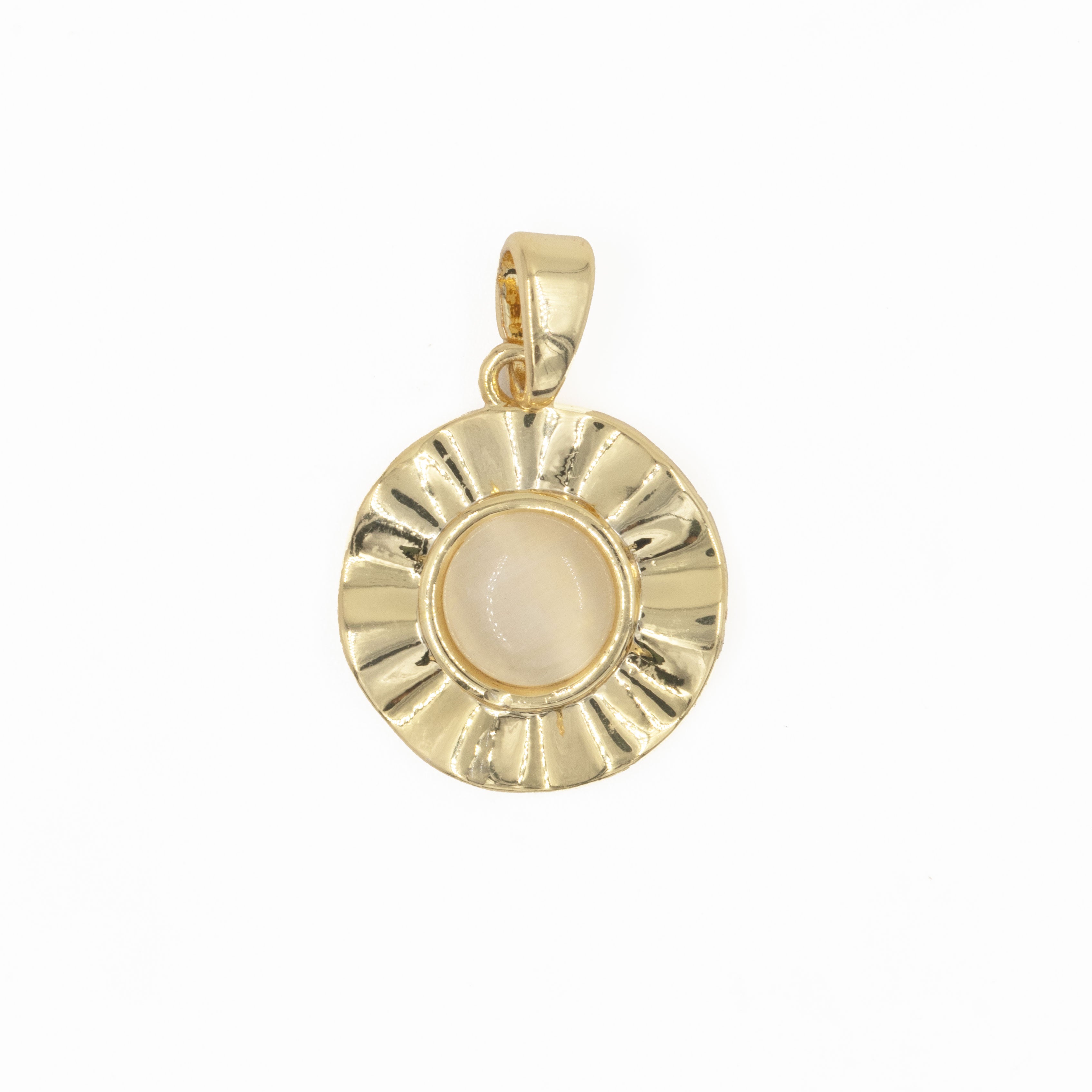 DIJE CIRCULO EGIPCIO BAÑO EN RODIO