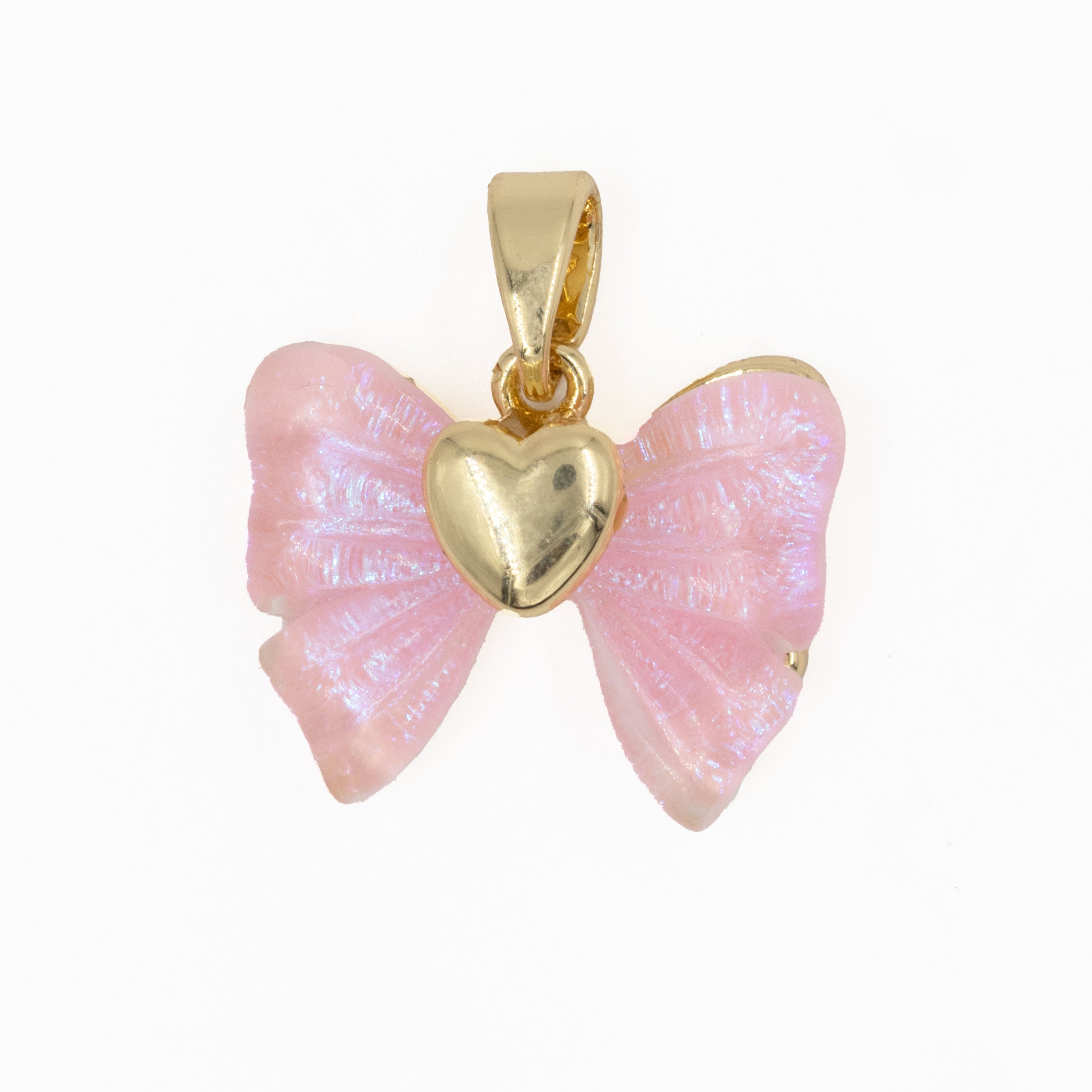 DIJE MOÑO ROSA BAÑO EN RODIO