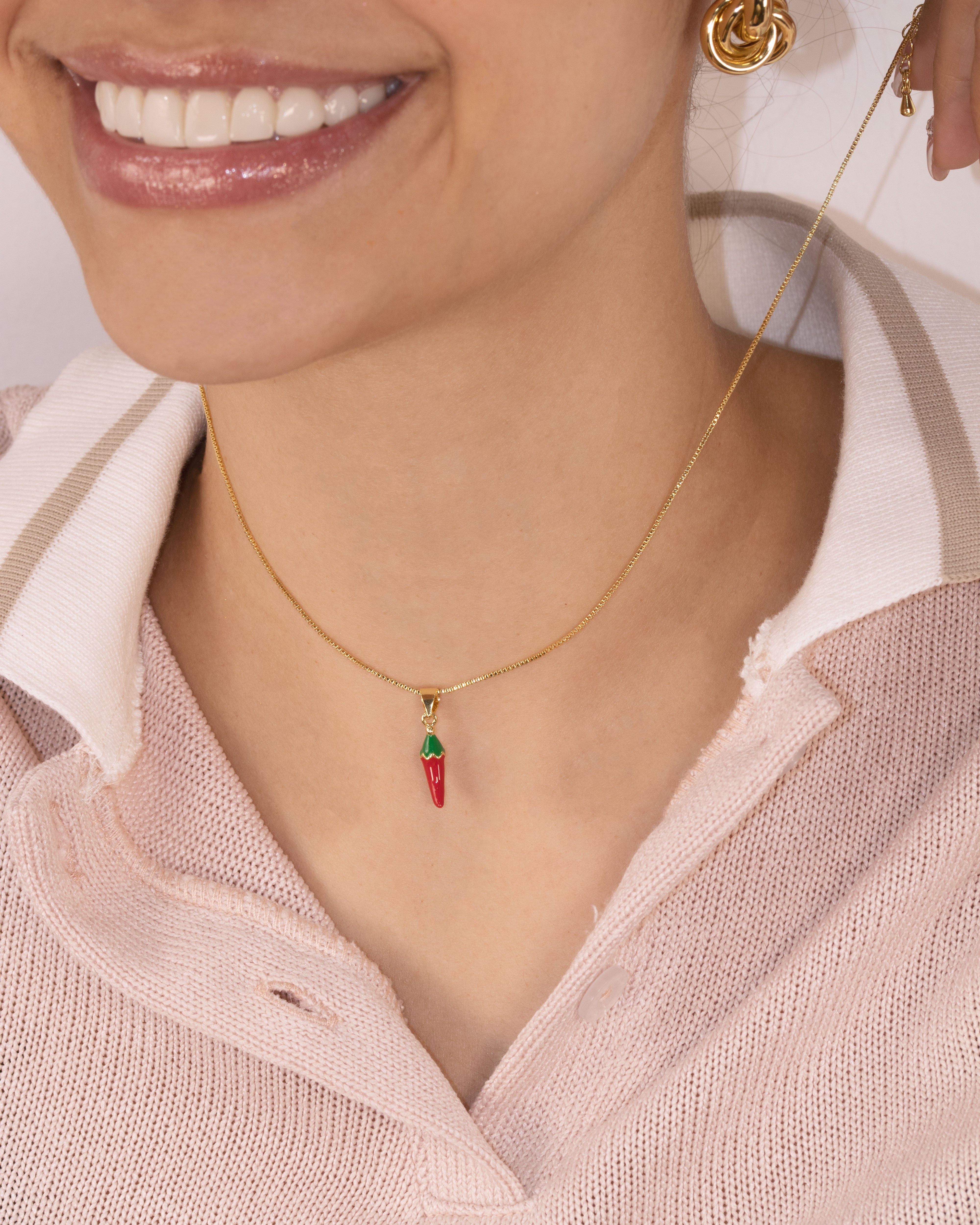 DIJE CHILE PEQUEÑO BAÑO EN RODIO