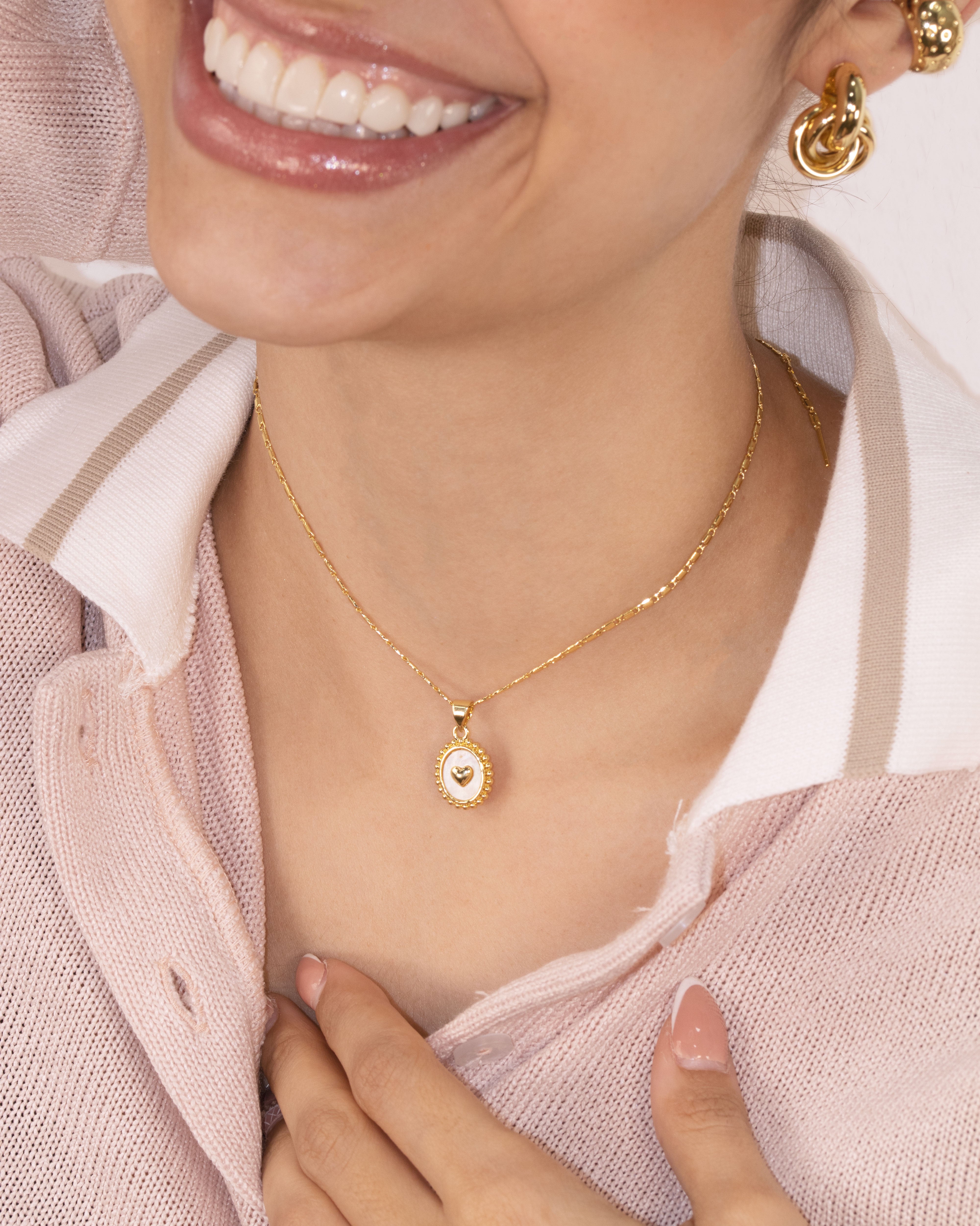 DIJE CORAZON NACAR BAÑO EN RODIO