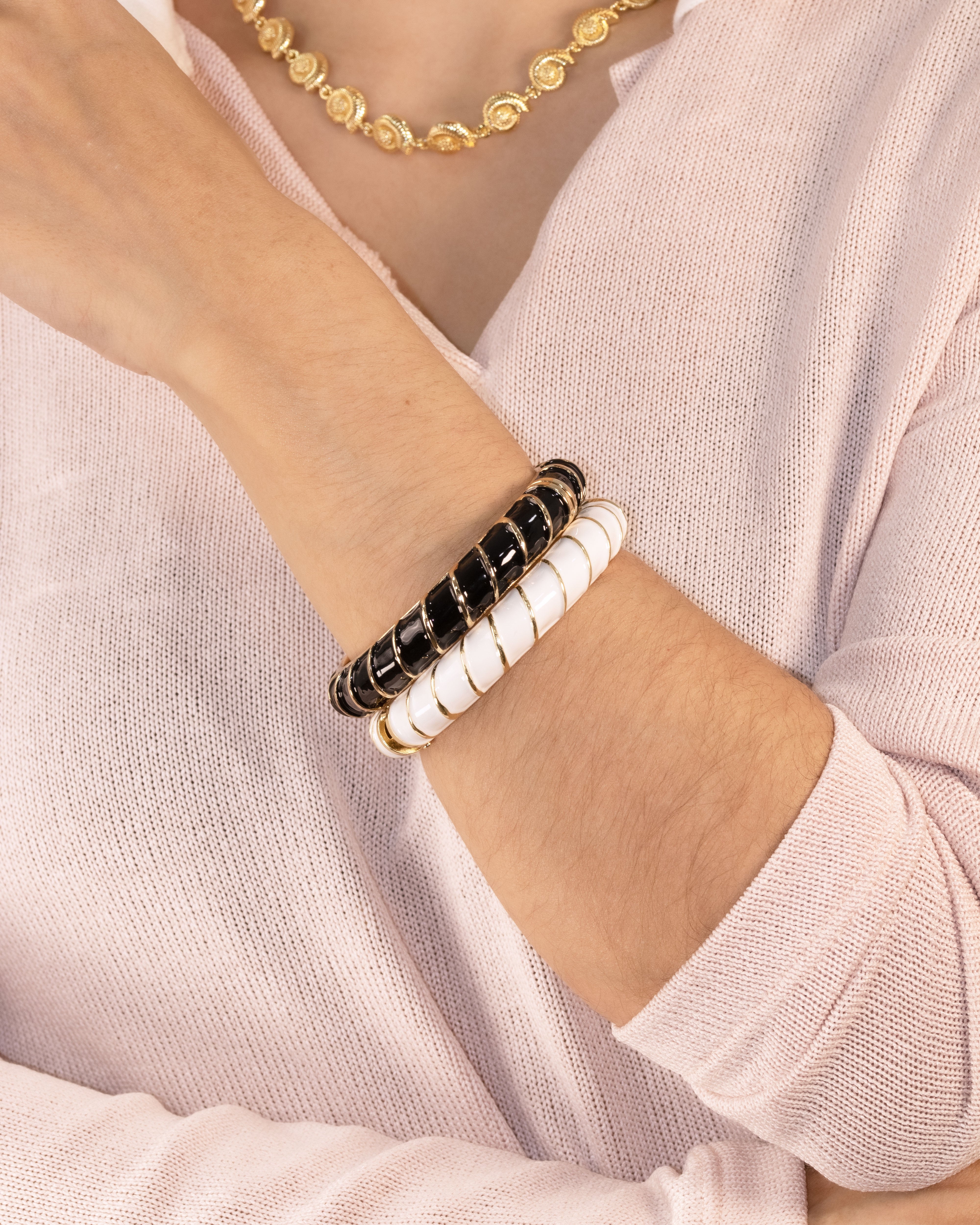 PULSERA CLEO BAÑO EN RODIO