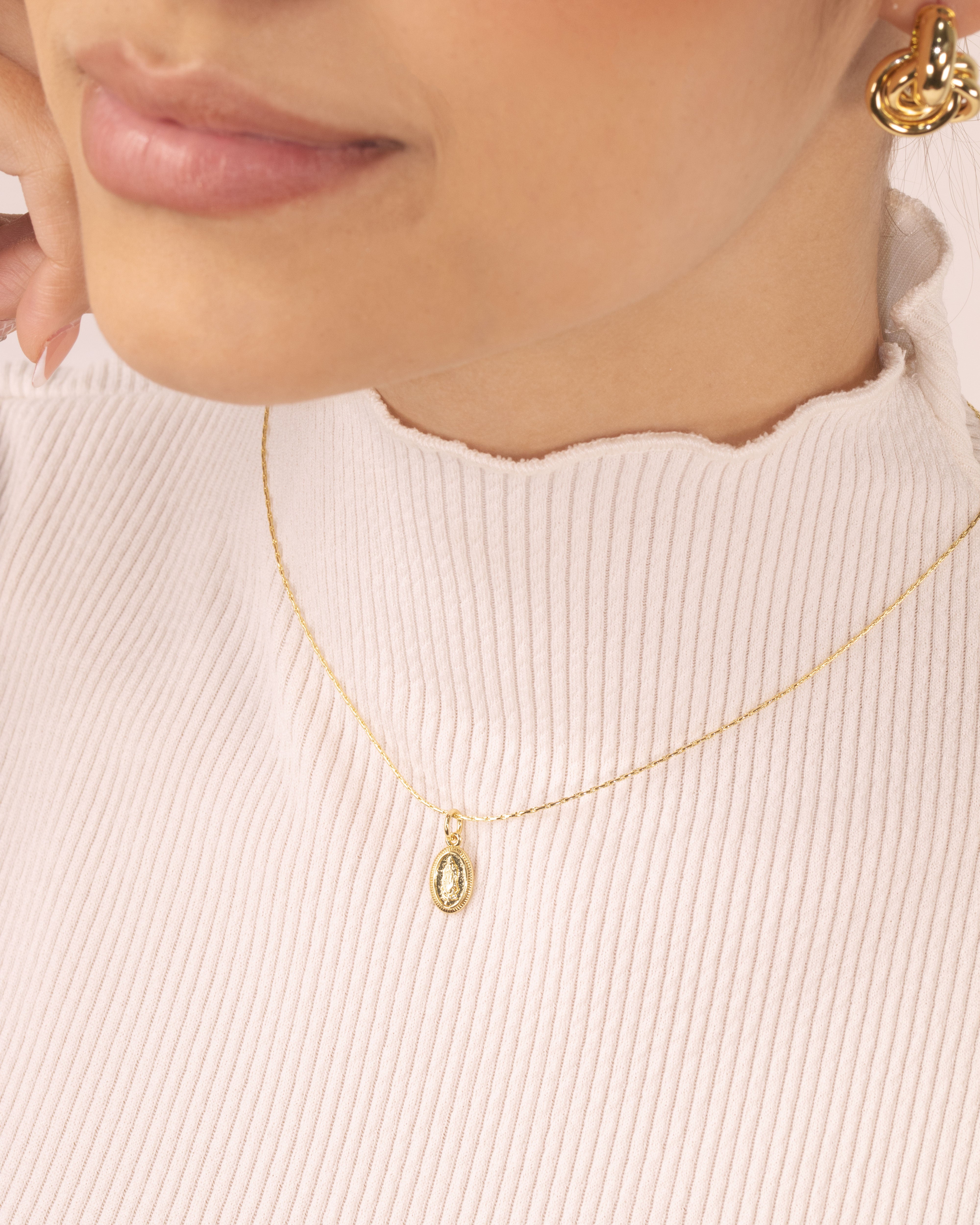 DIJE GUADALUPE BENDITA BAÑO EN RODIO