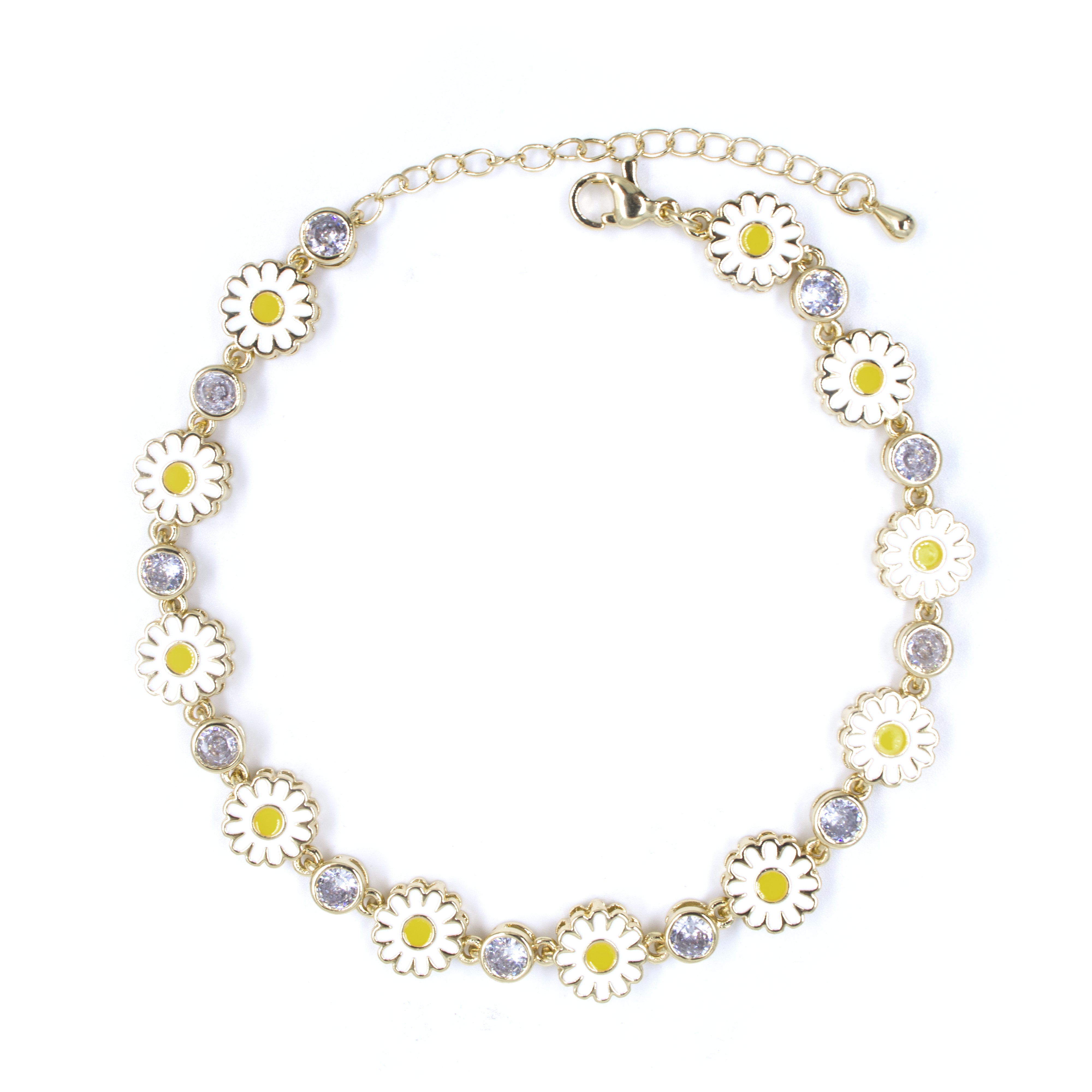 PULSERA MARGARET GLAM BAÑO EN RODIO