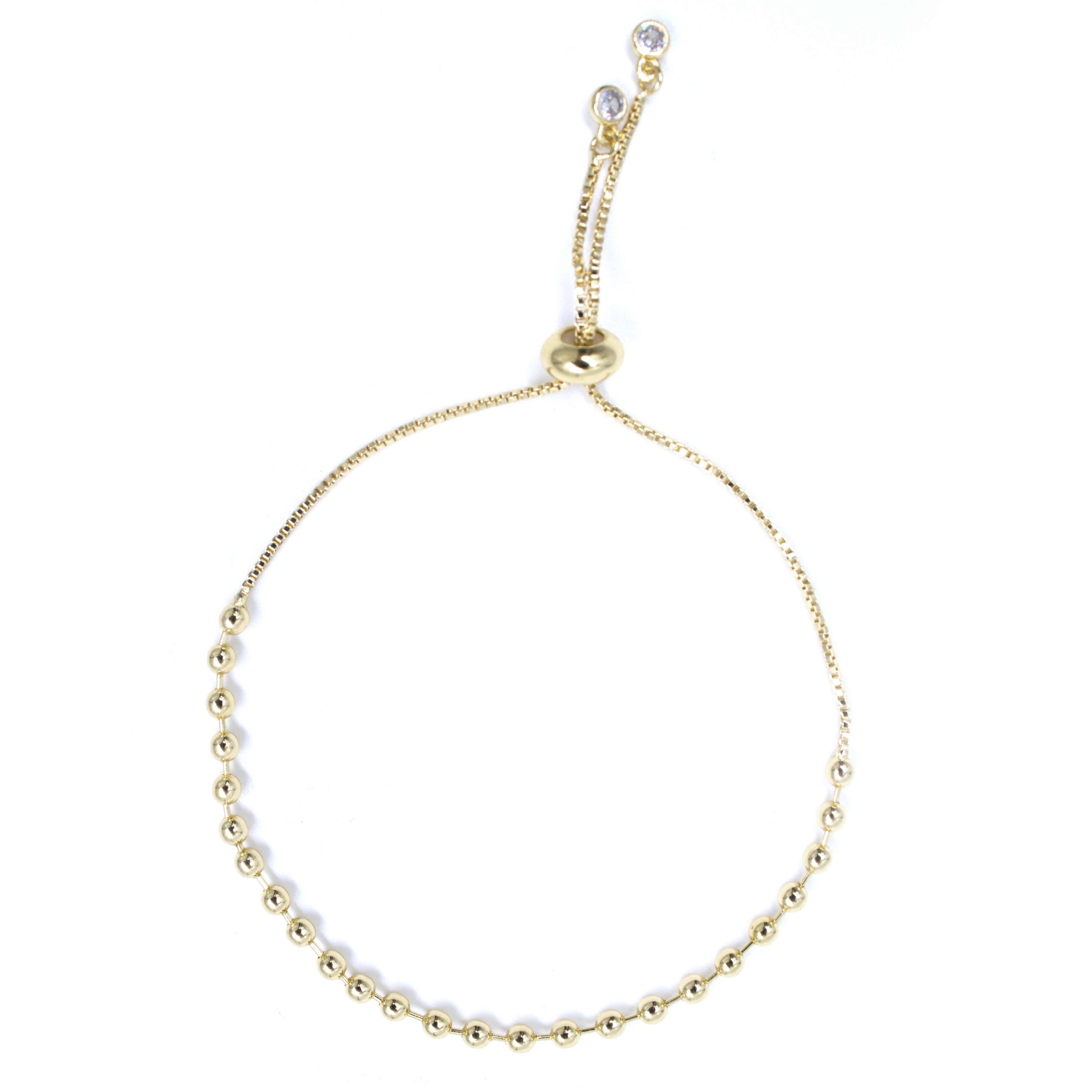 PULSERA CADENETA BALIN 3MM BAÑO EN RODIO