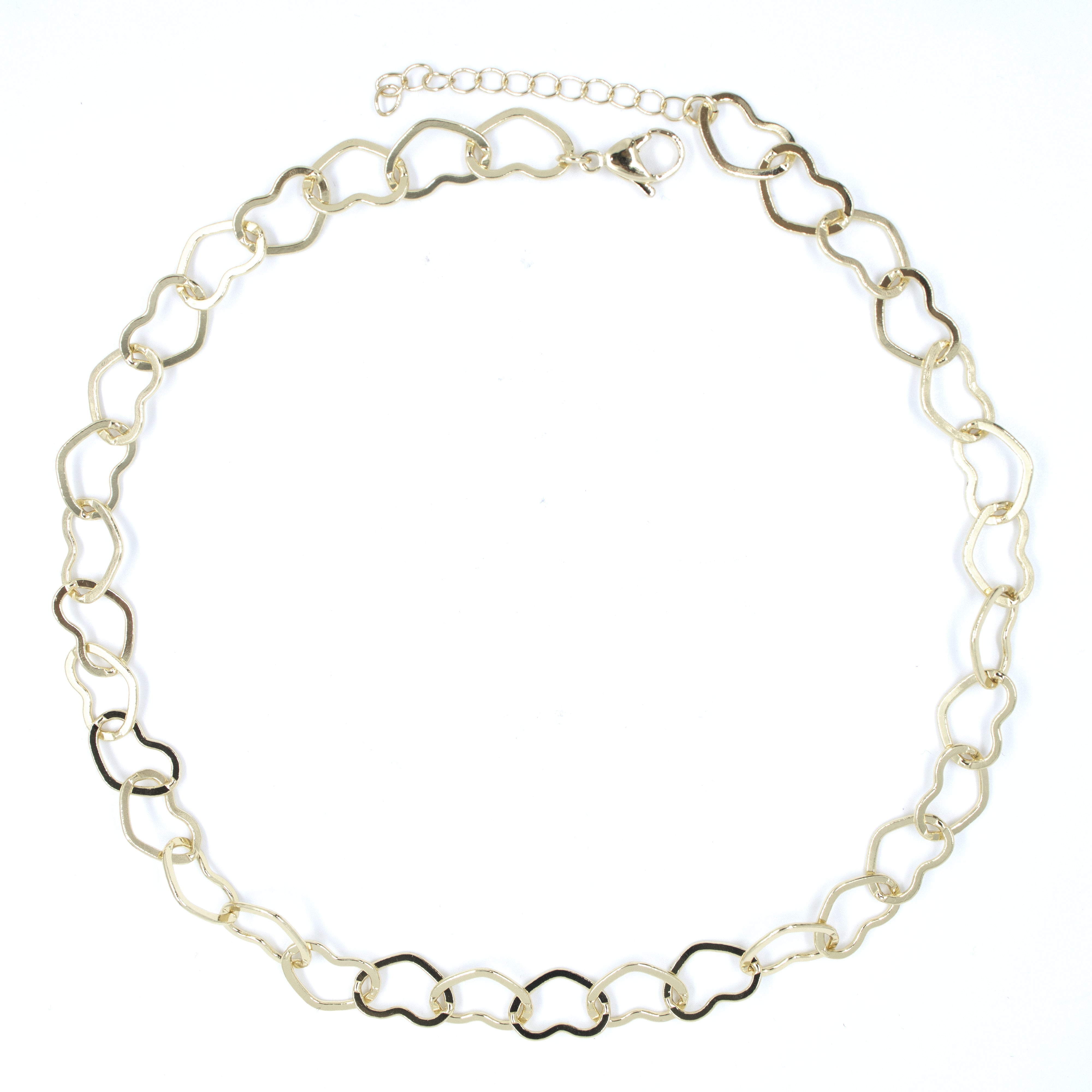 CADENA DE AMOR MEDIANA BAÑO EN RODIO