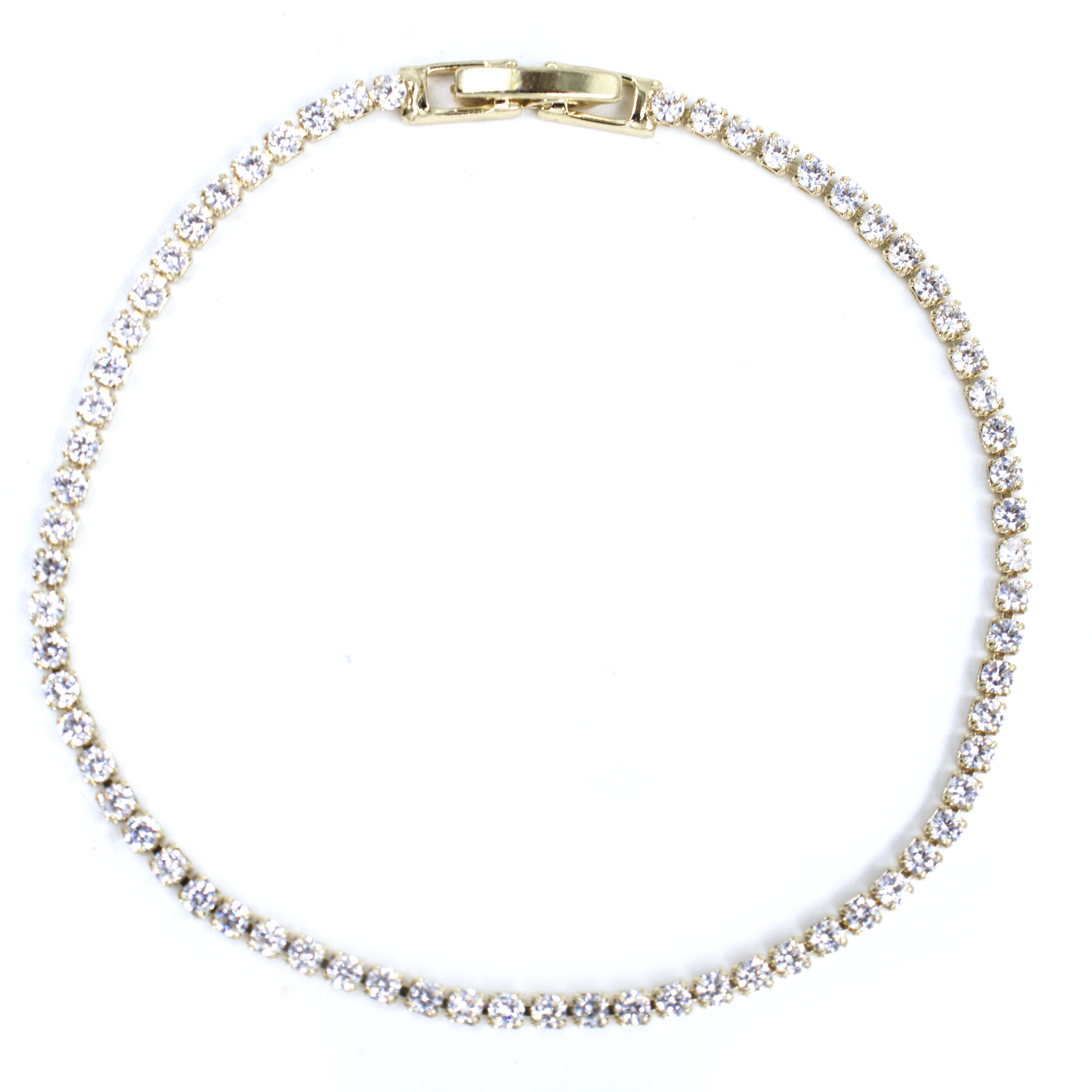 PULSERA EVANGELINE BAÑO EN RODIO