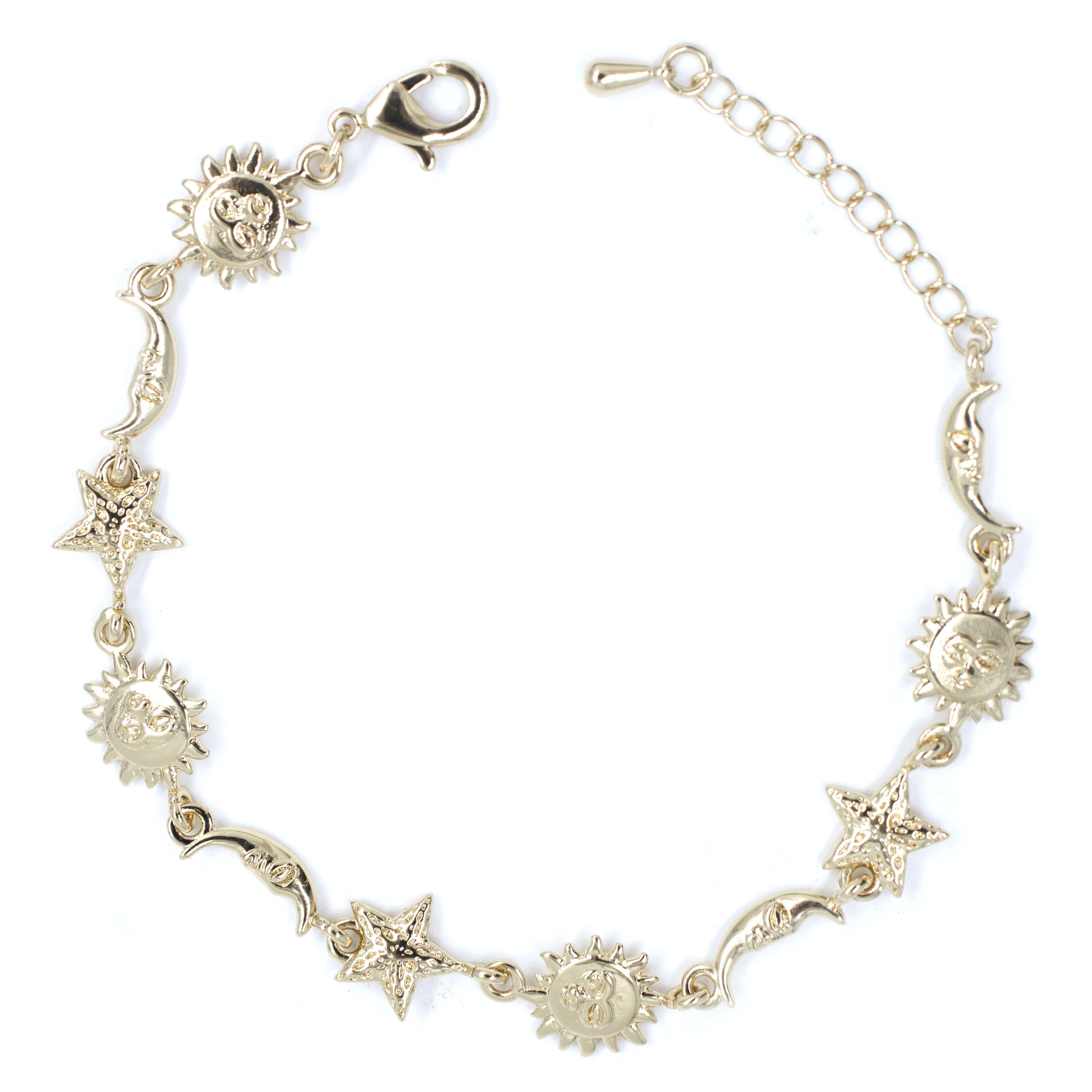 PULSERA ECLIPSE GOLDEN BAÑO EN RODIO