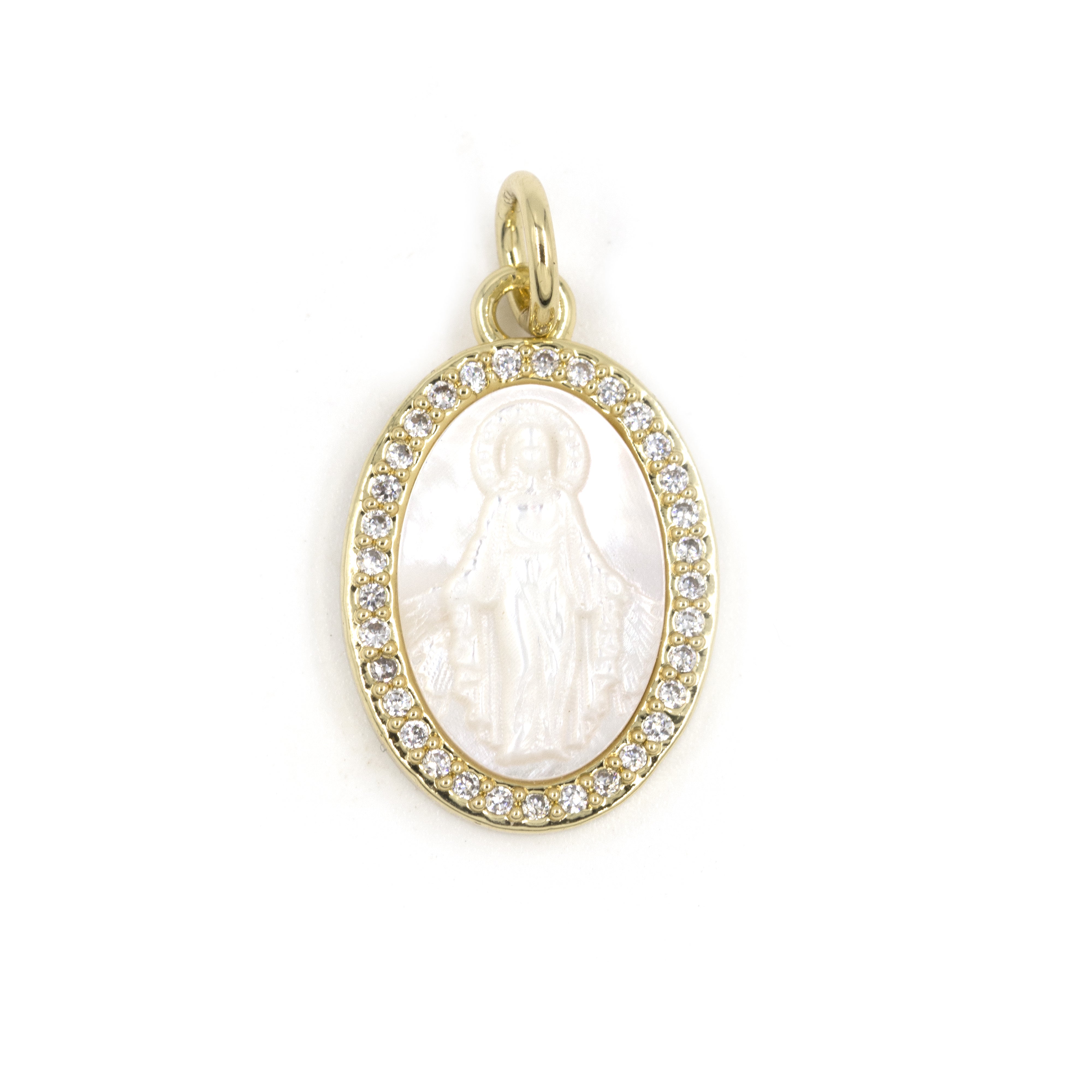 DIJE NACAR CIRCON BAÑO EN RODIO