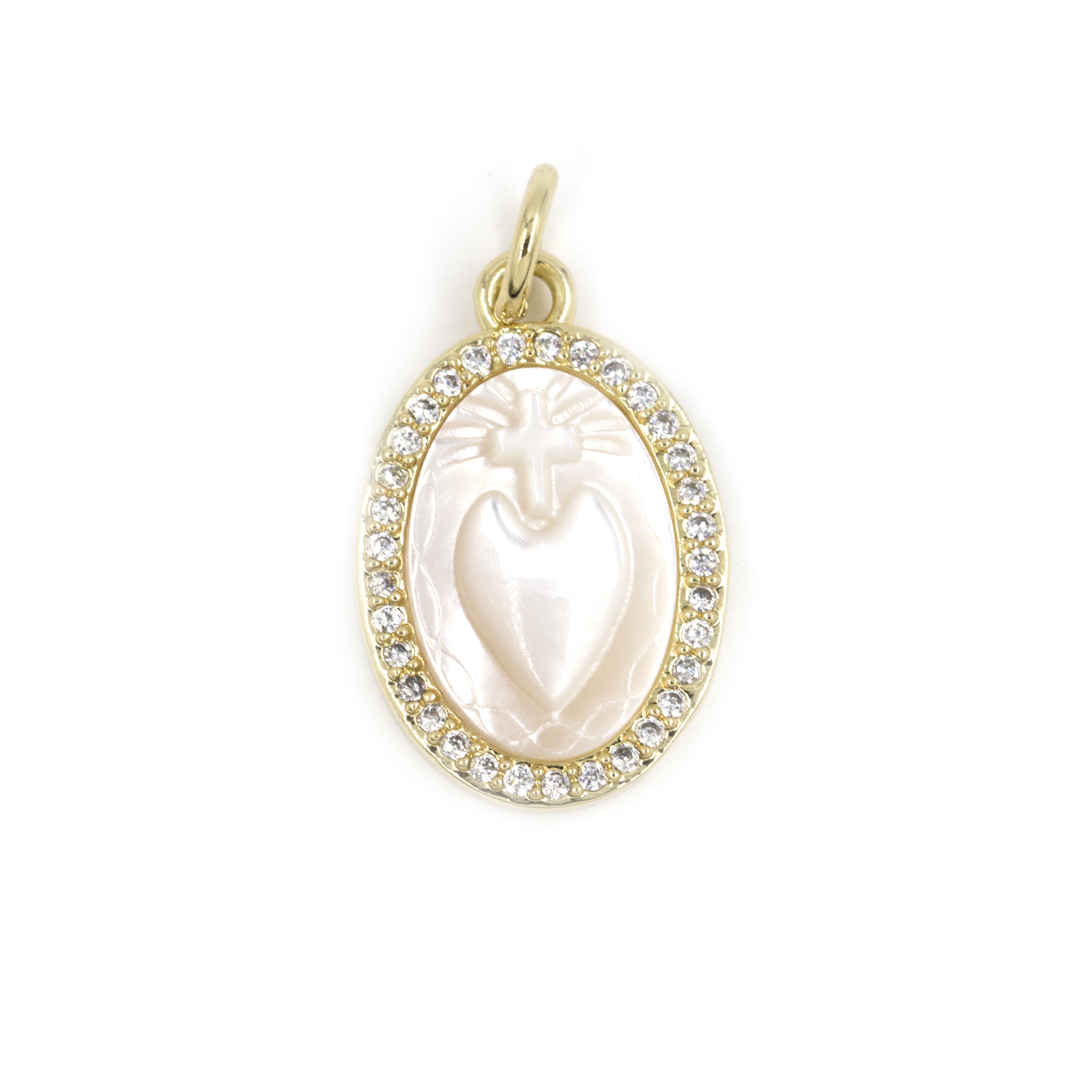 DIJE NACAR CIRCON BAÑO EN RODIO