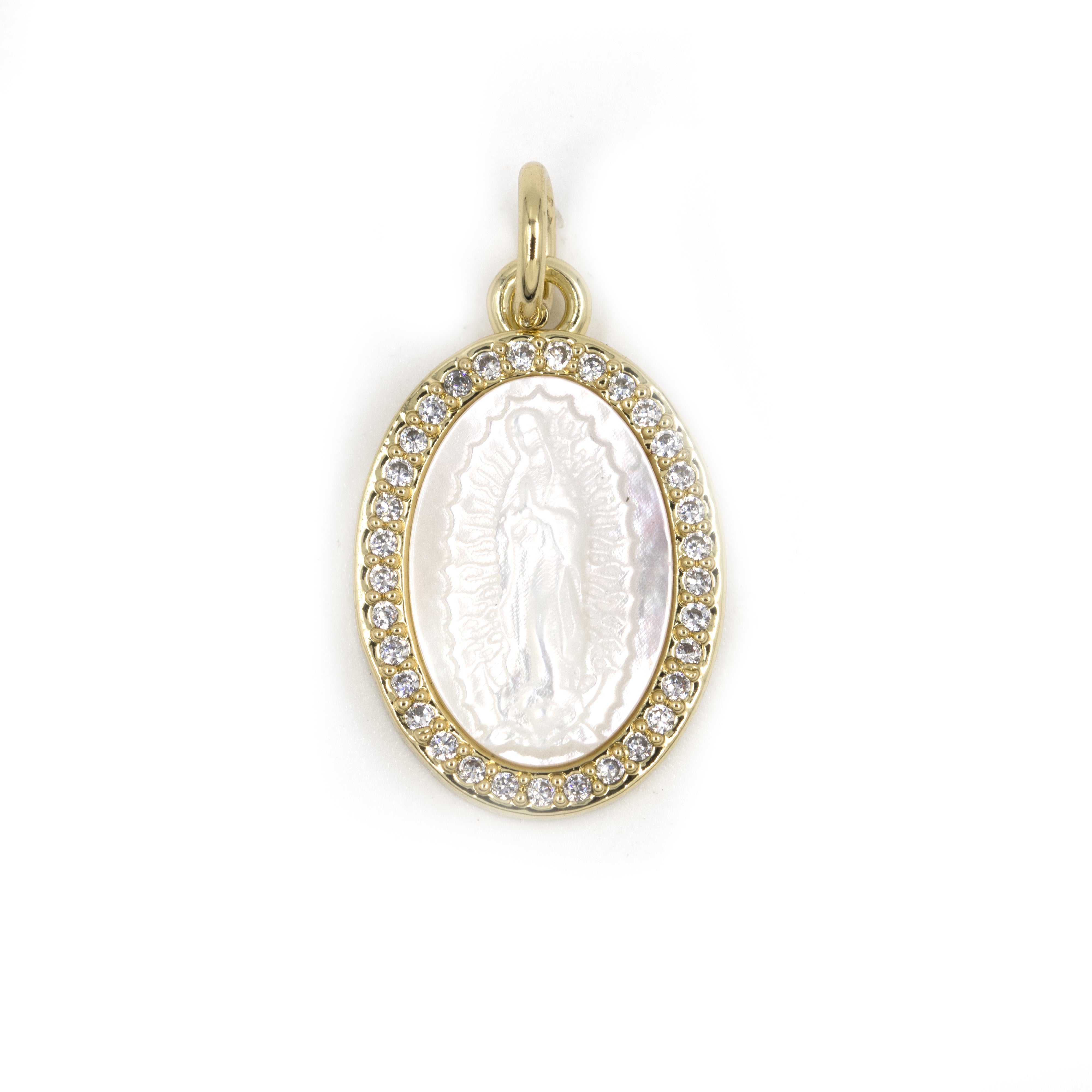 DIJE NACAR CIRCON BAÑO EN RODIO