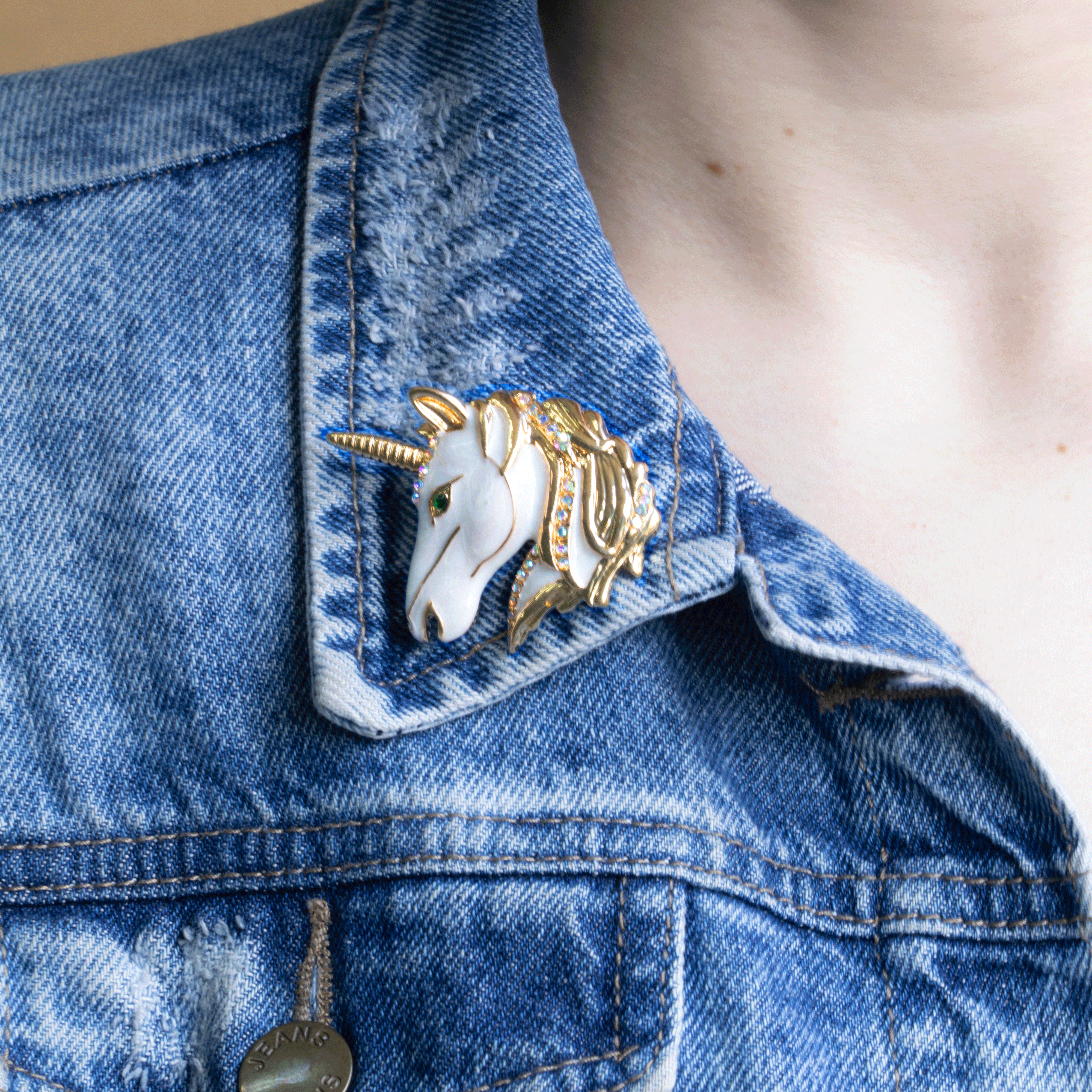 PIN UNICORNIO BLANCO