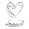 PIN CORAZON DOBLE PERLA PLATA