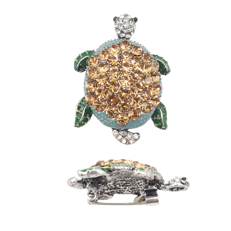 PIN TORTUGA BAÑO EN RODIO