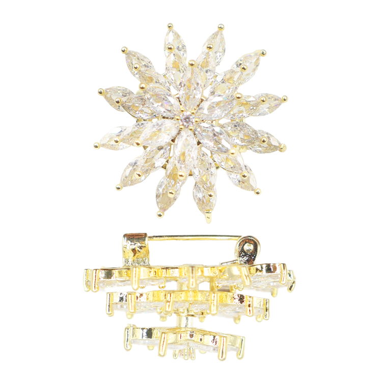 PIN FLOR TRIPLE GIRATORIA PREMIUM BAÑO EN RODIO