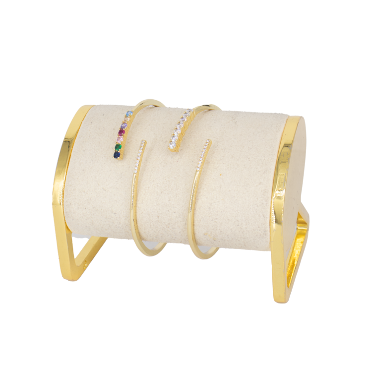 PULSERA CIRCON BAÑO EN RODIO