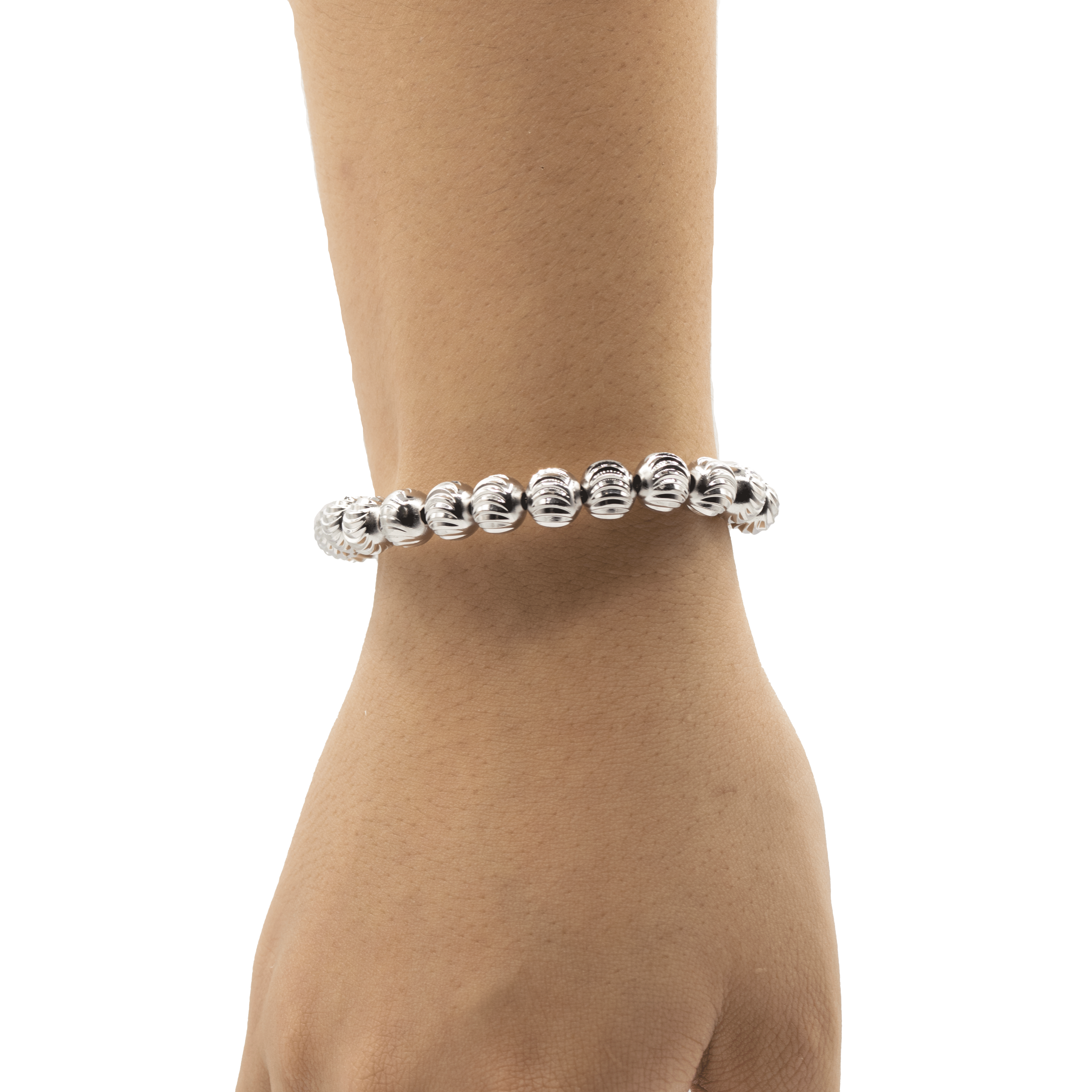 PULSERA BALIN DIAMANTADO BAÑO DE RODIO