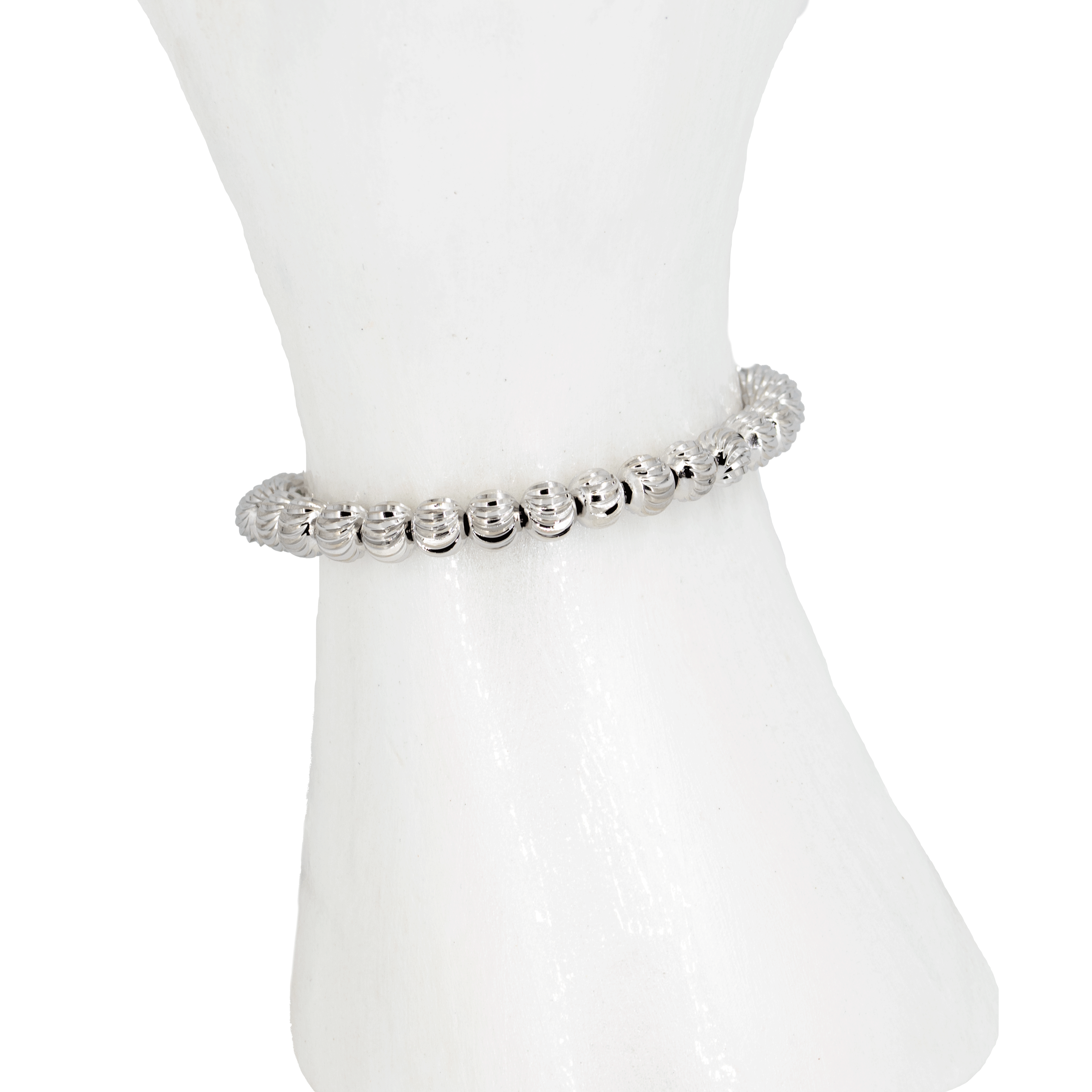 PULSERA BALIN DIAMANTADO BAÑO DE RODIO