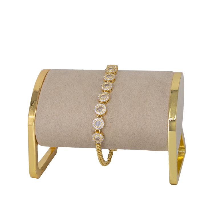 PULSERA HAILEY BAÑO EN RODIO