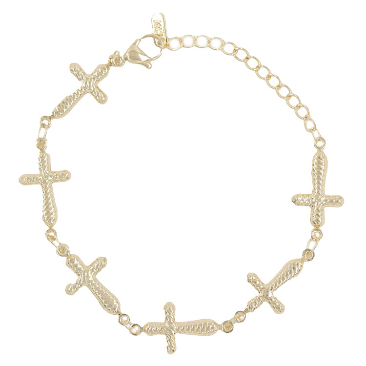 PULSERA RELIGIOSA BAÑO EN RODIO