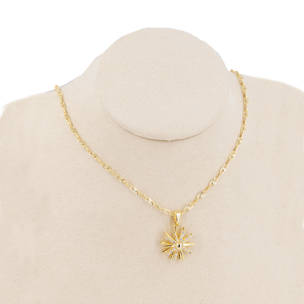 DIJE FLOR PALITOS GIRATORIOS EN RODIO