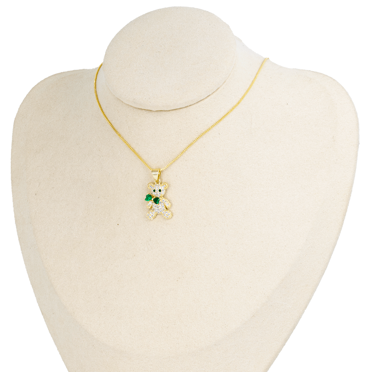 DIJE OSO PEQUEÑO BAÑO EN RODIO