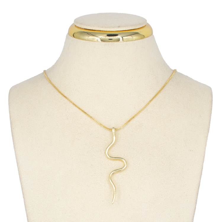 DIJE SERPIENTE BAÑO EN RODIO