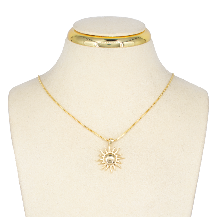 DIJE SOL HELIOS BAÑO EN RODIO