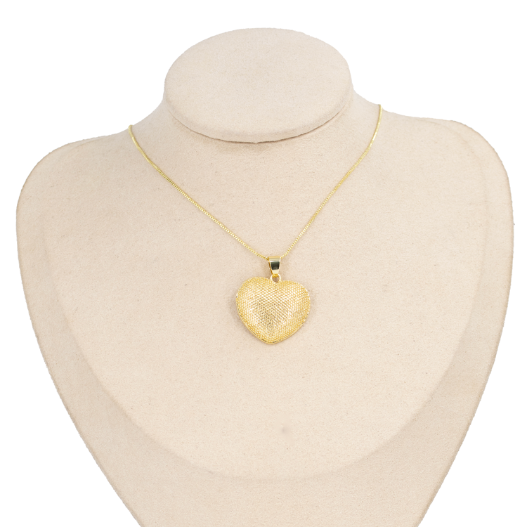 DIJE CORAZÓN MEDIANO DORADO